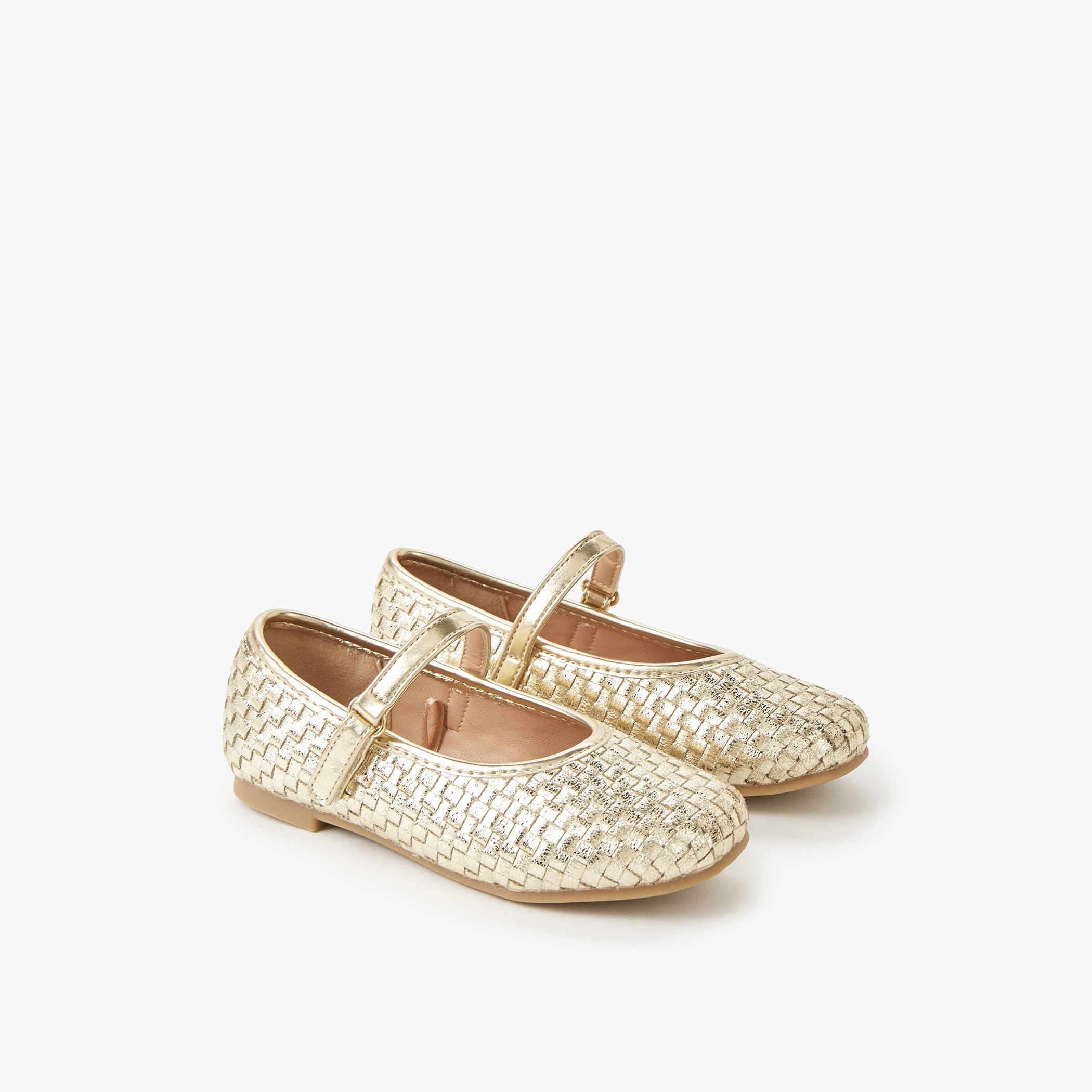 Juniors Girls Hook & Loop Ballerina Shoes-girls-shoes-maryjanes-image-1
