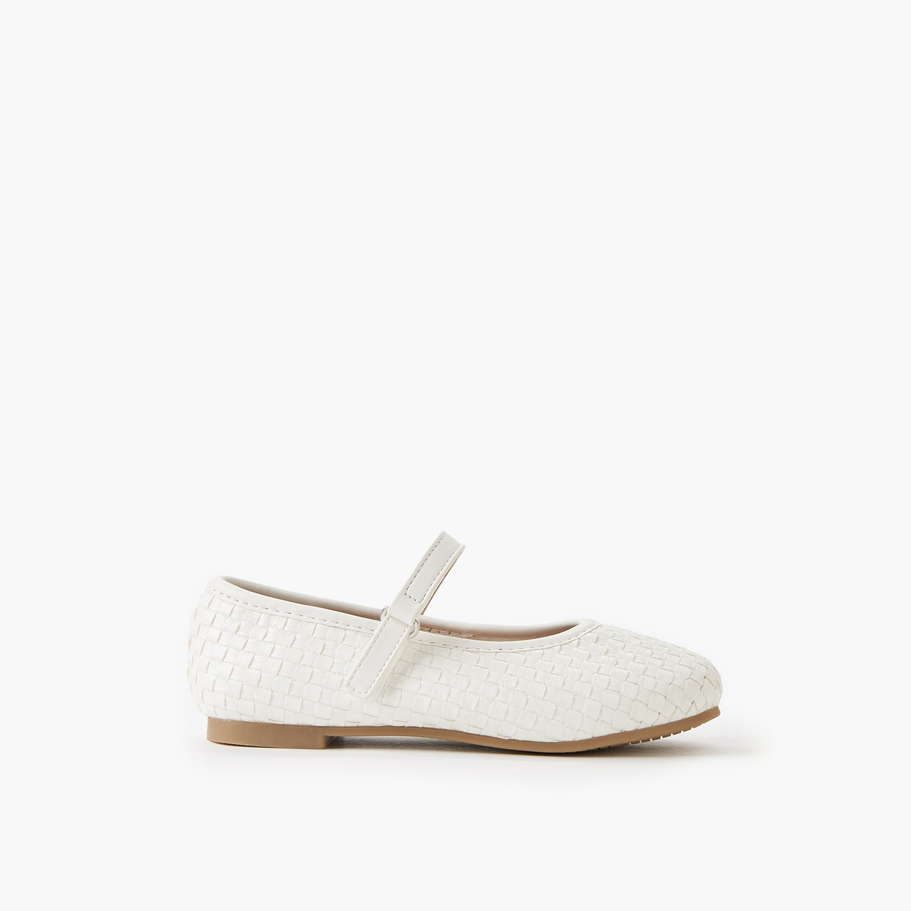 حذاء باليرينا بشريط إغلاق لاصق للبنات من جونيورز-girls-shoes-maryjanes-image-3
