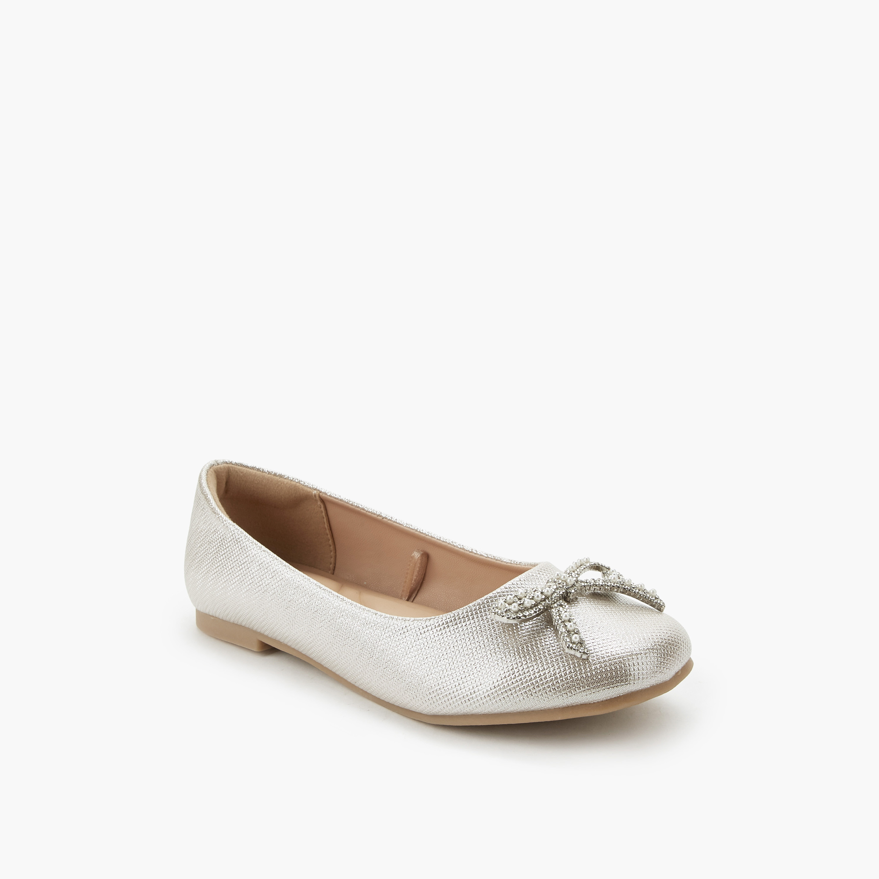 حذاء باليرينا مزين بفيونكة للبنات من سيليست-girls-shoes-ballerinas-image-2