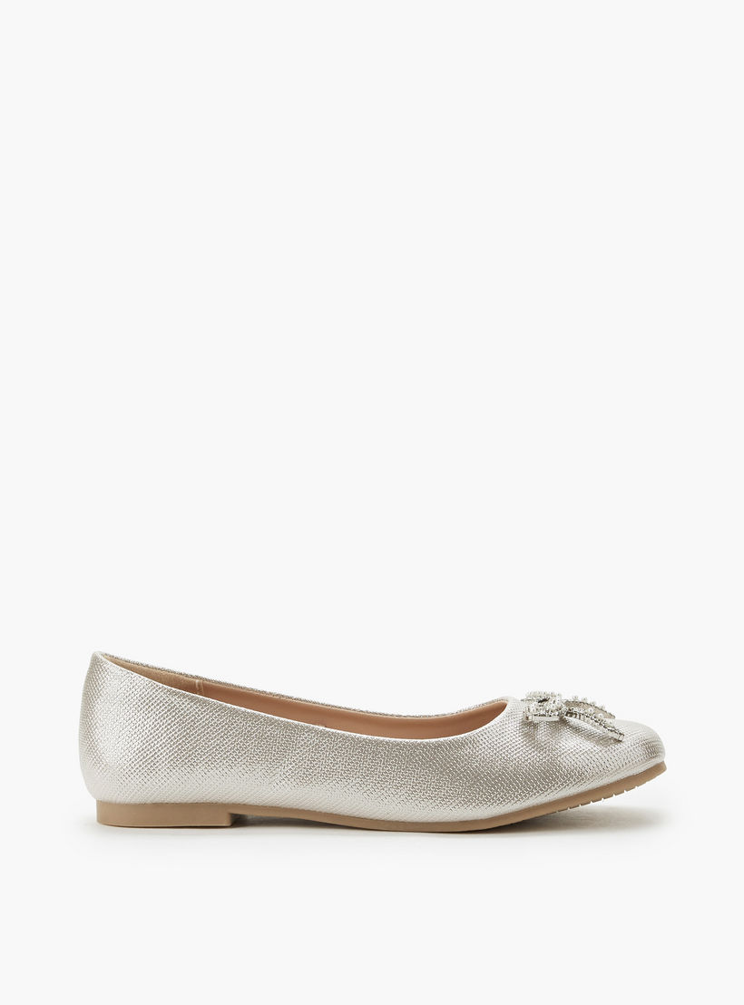 حذاء باليرينا مزين بفيونكة للبنات من سيليست-girls-shoes-ballerinas-image-3