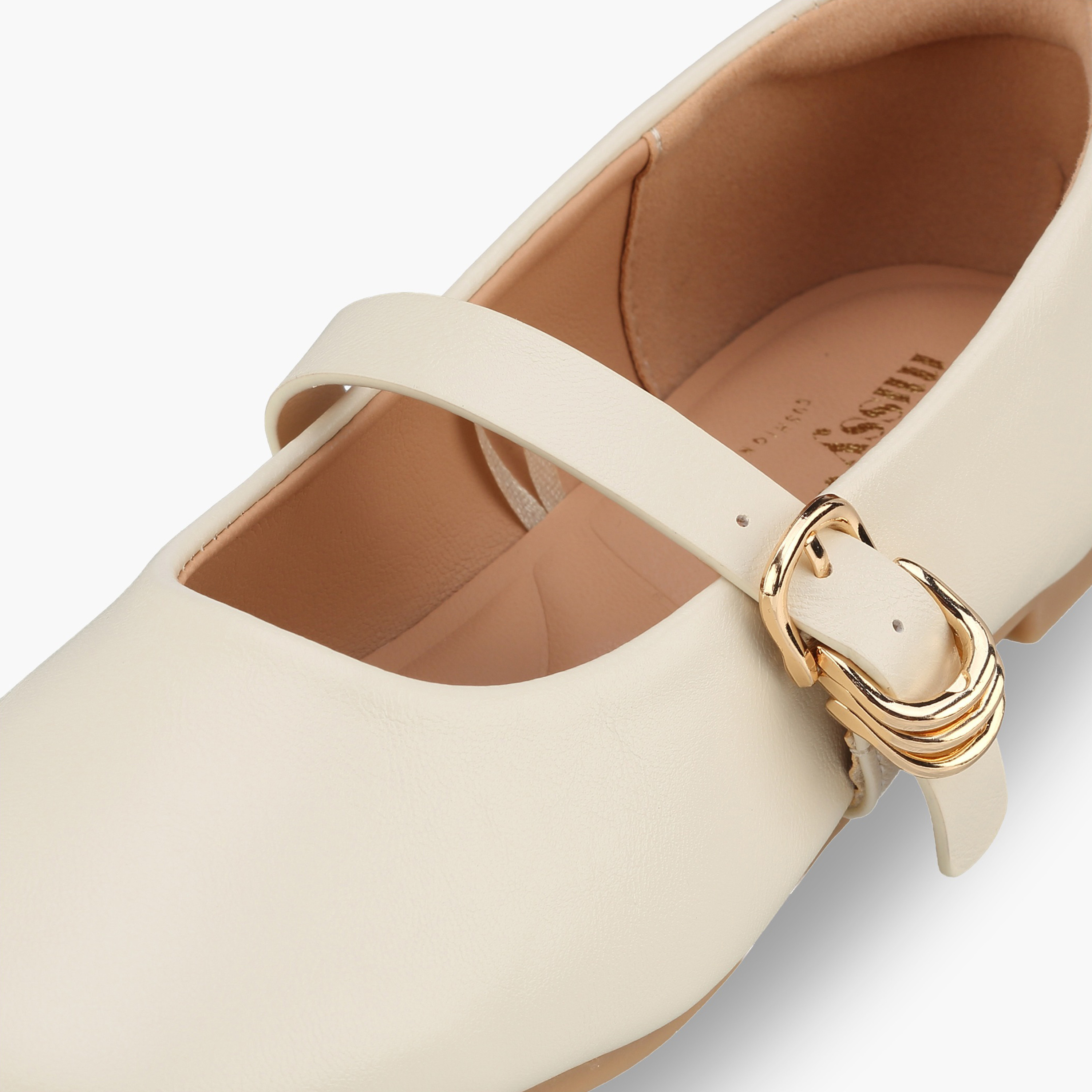 Little Missy Girls Textured Mary Jane Shoes-girls-shoes-ballerinas-image-6