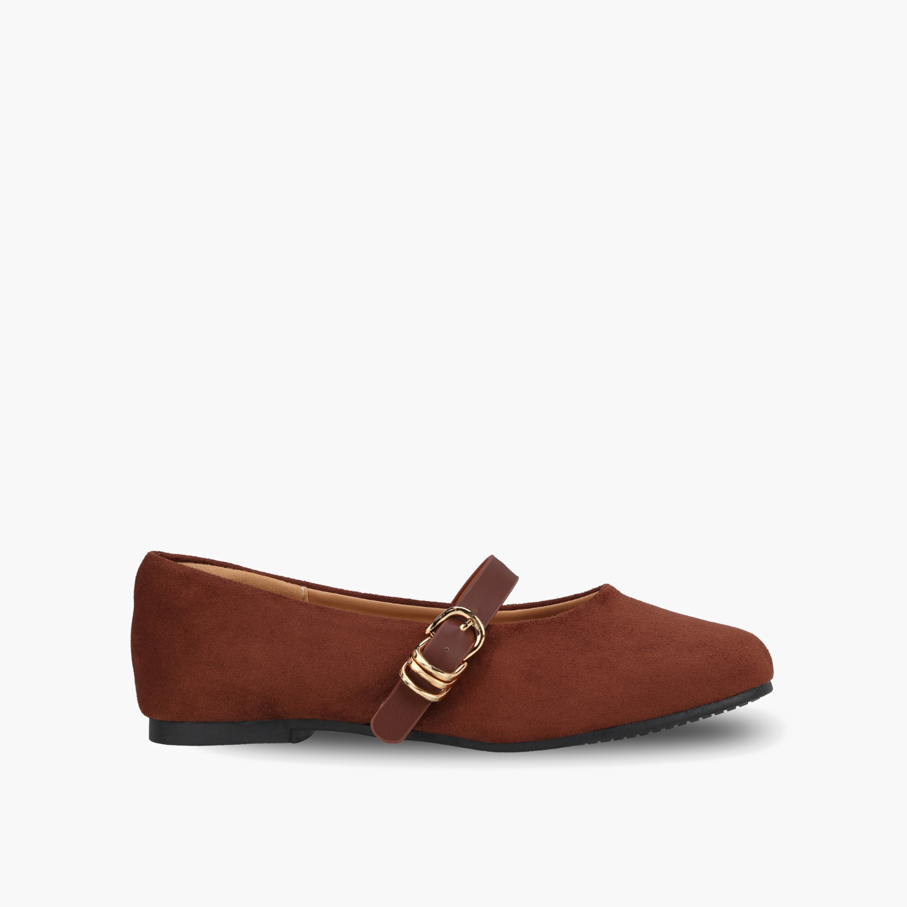 Little Missy Girls Textured Mary Jane Shoes-girls-shoes-ballerinas-image-3
