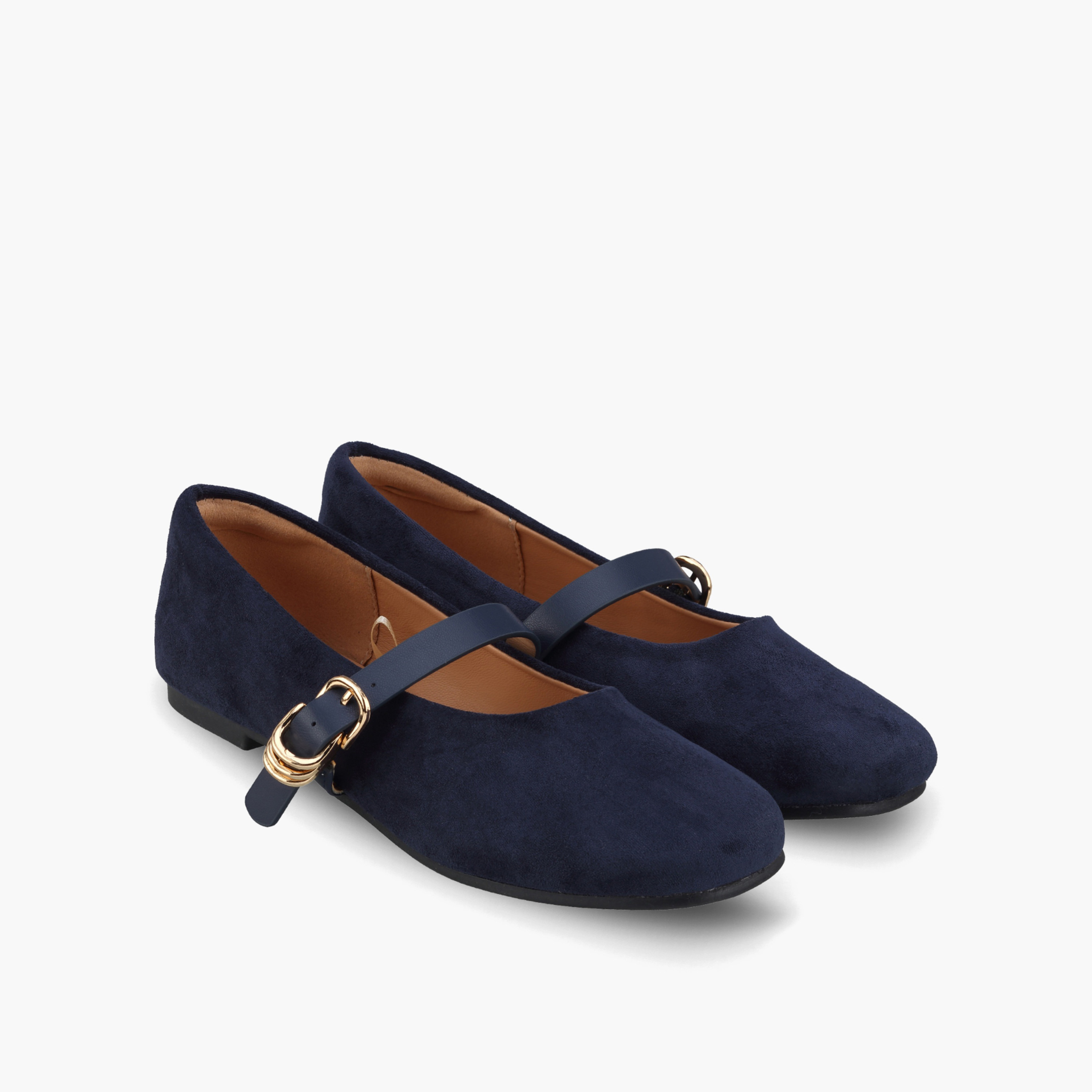 Little Missy Girls Textured Mary Jane Shoes-girls-shoes-ballerinas-image-1