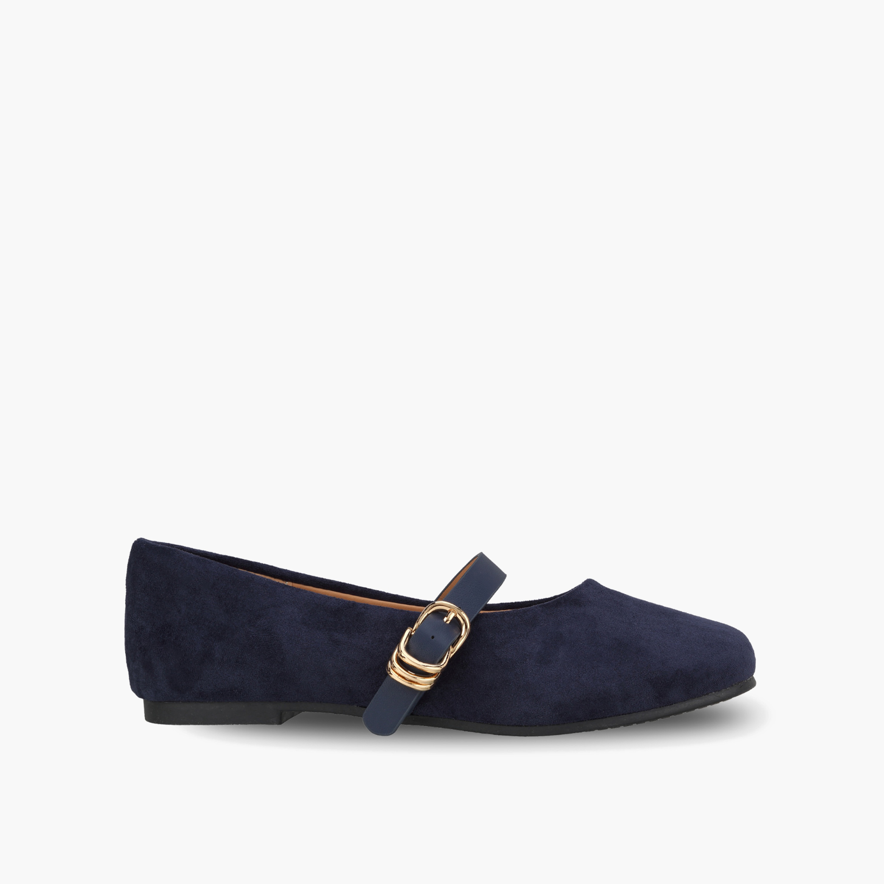 Little Missy Girls Textured Mary Jane Shoes-girls-shoes-ballerinas-image-3