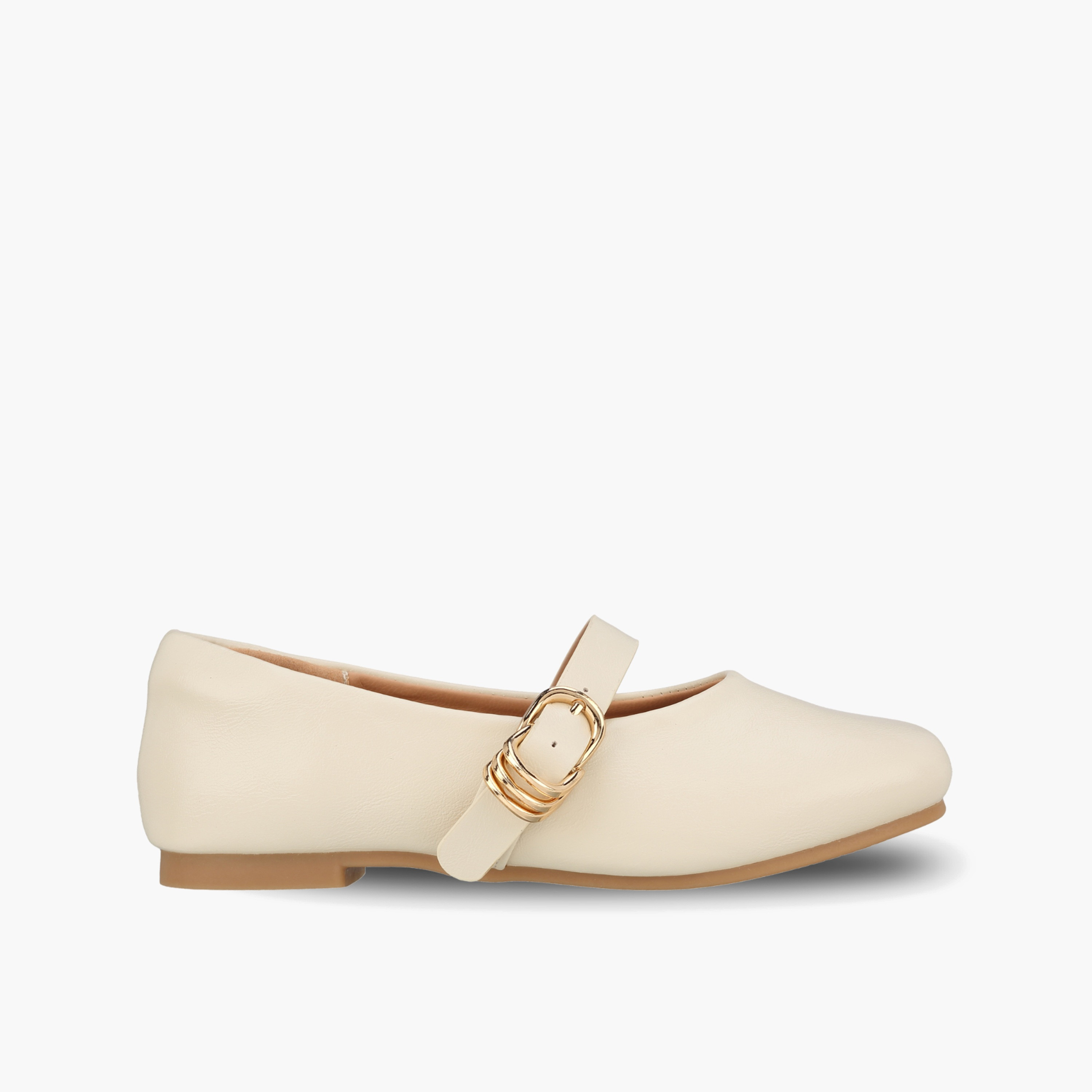 Juniors Girls Textured Mary Jane Shoes-girls-shoes-ballerinas-image-3