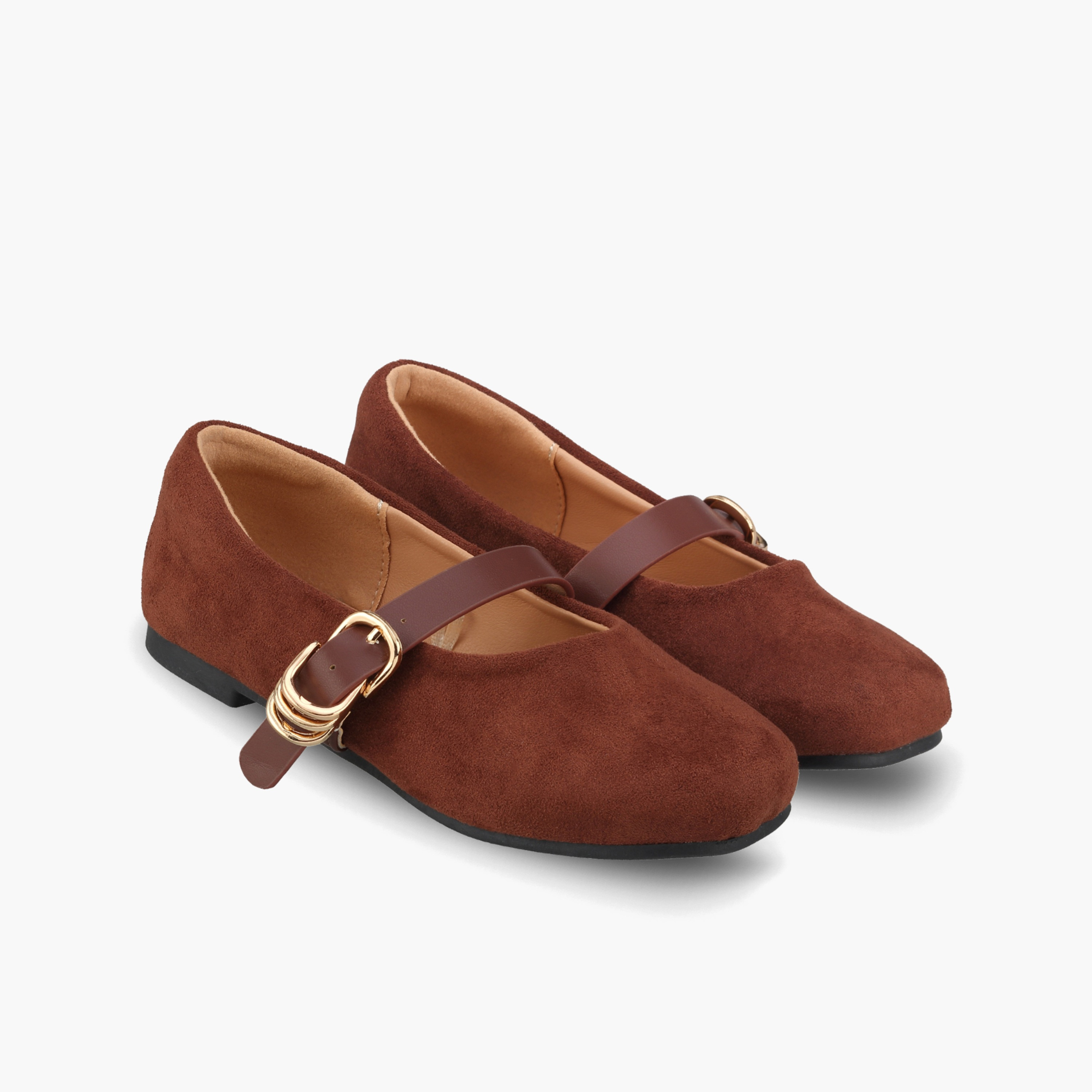 Juniors Girls Textured Mary Jane Shoes-girls-shoes-ballerinas-image-1