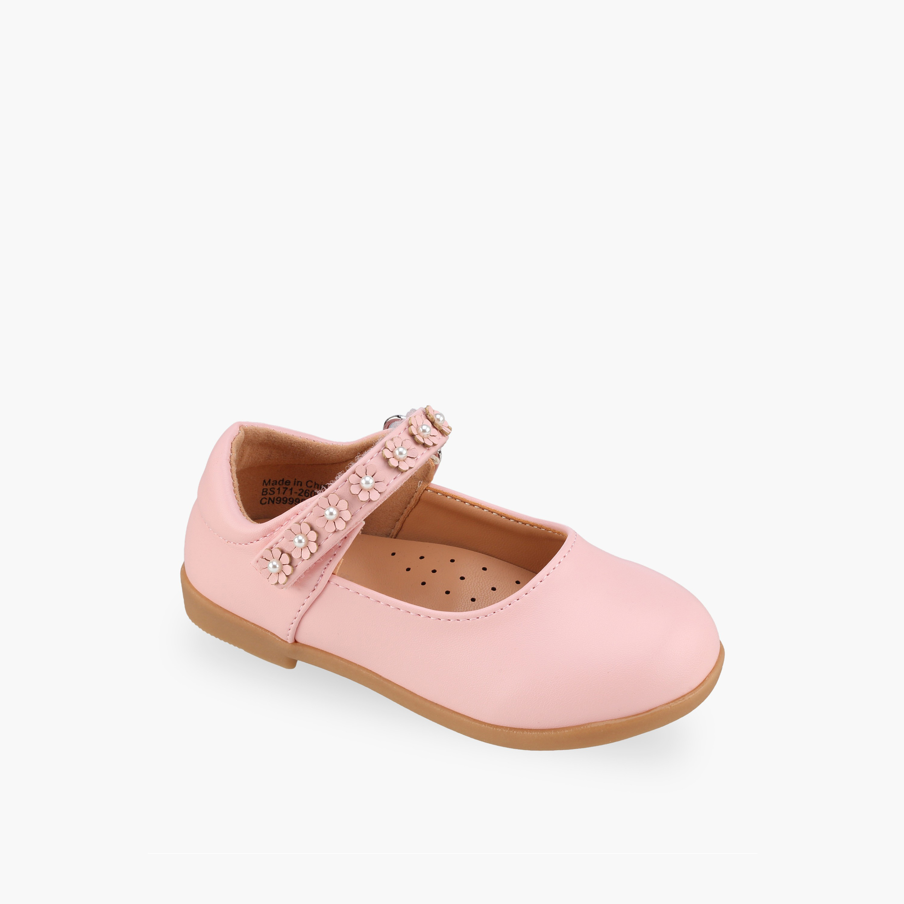 حذاء ماري جين بشريط إغلاق لاصق للبنات من فلورا بيلا-girls-shoes-maryjanes-image-2