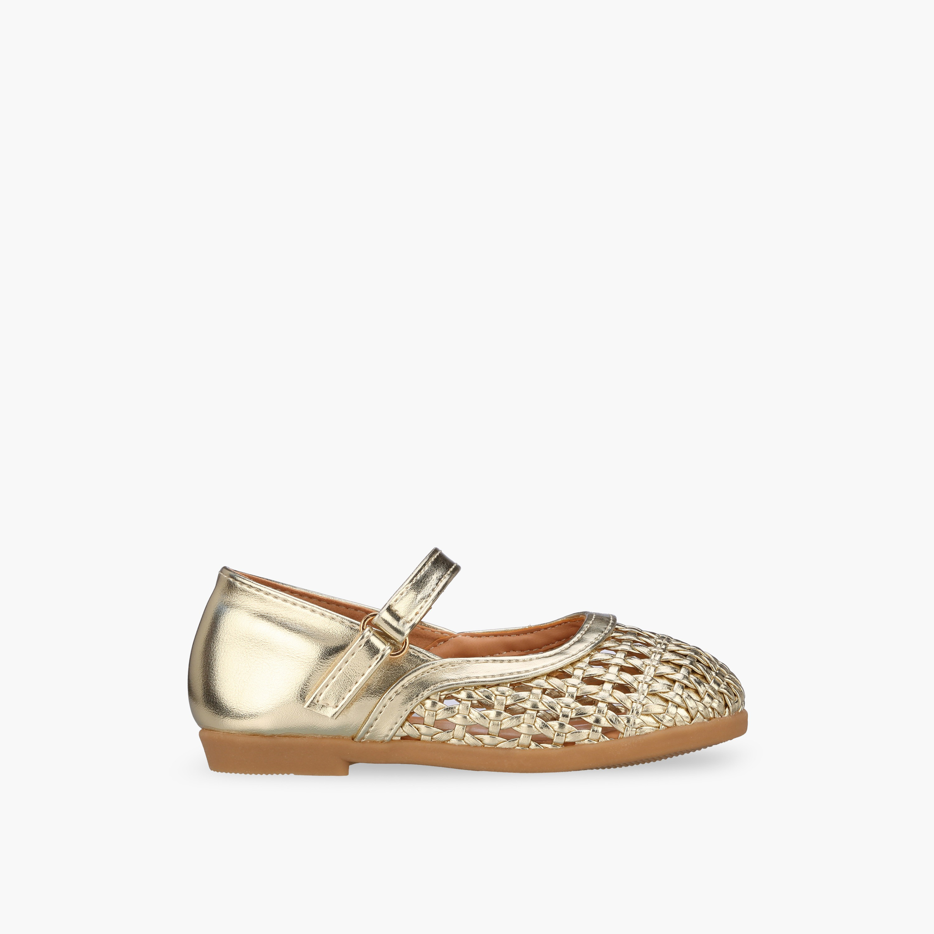 حذاء ماري جين بشريط إغلاق لاصق للبنات من فلورا بيلا-girls-shoes-maryjanes-image-3