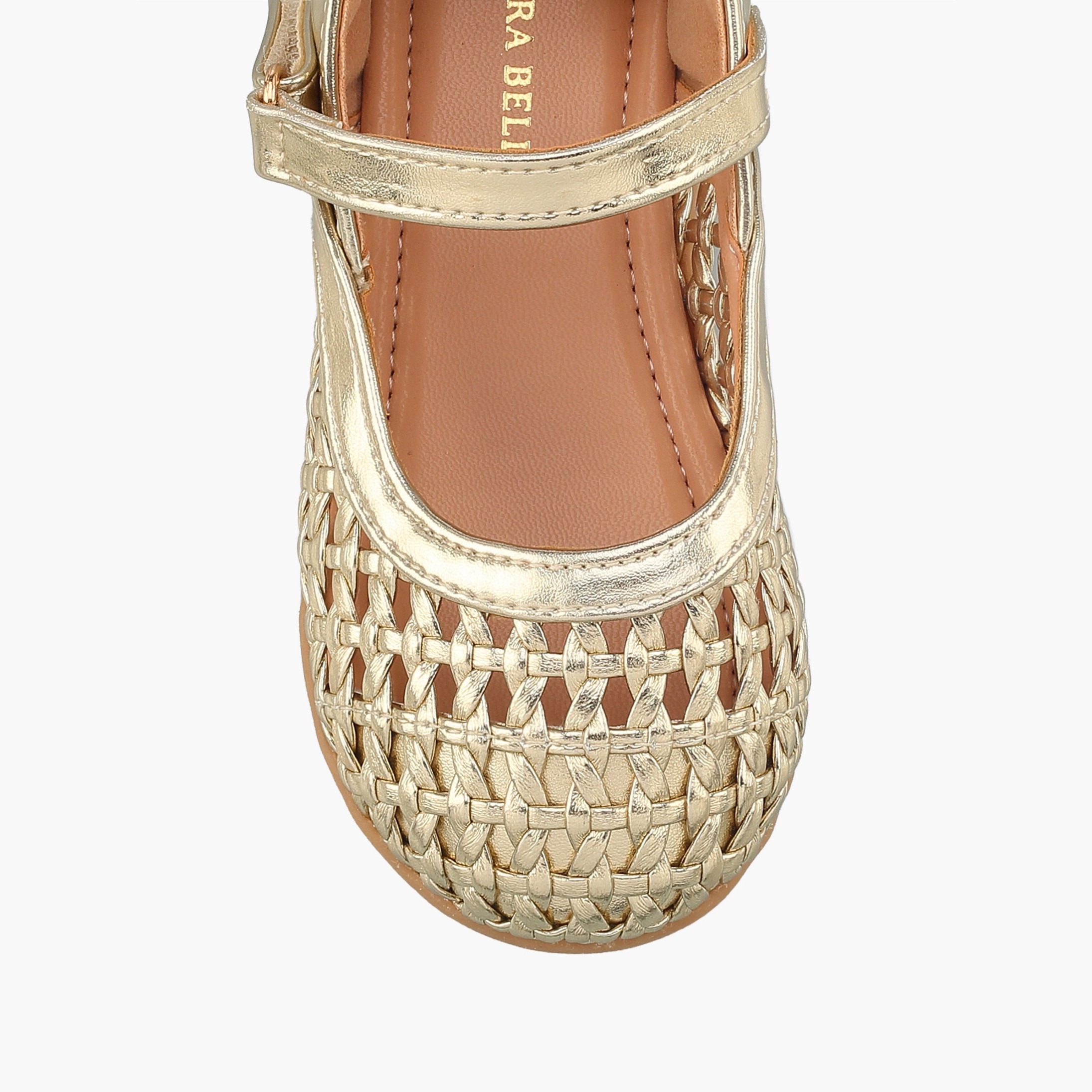 حذاء ماري جين بشريط إغلاق لاصق للبنات من فلورا بيلا-girls-shoes-maryjanes-image-4