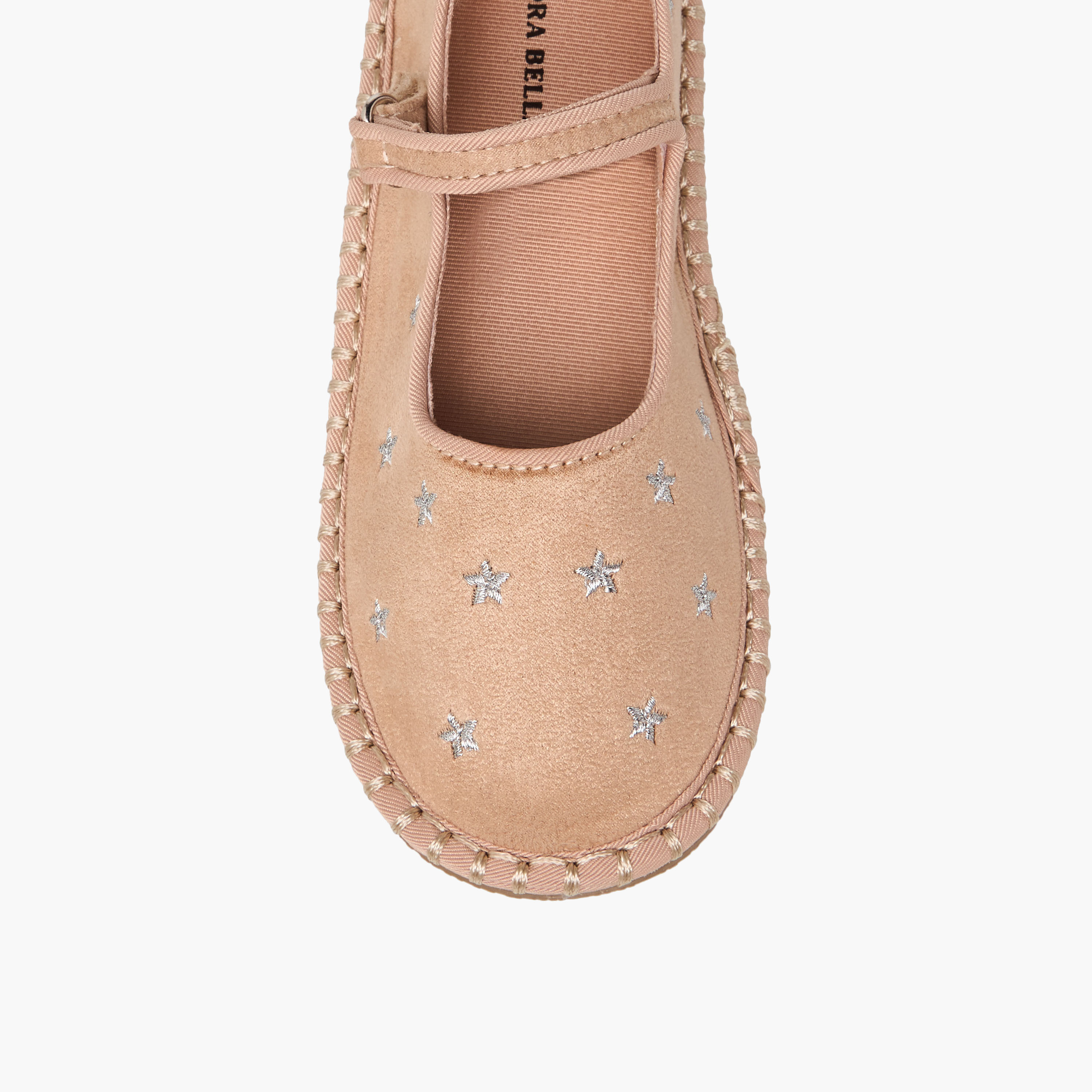Flora Bella Girls Star Embroidered Hook and Loop Mary Jane Shoes-girls-shoes-maryjanes-image-4