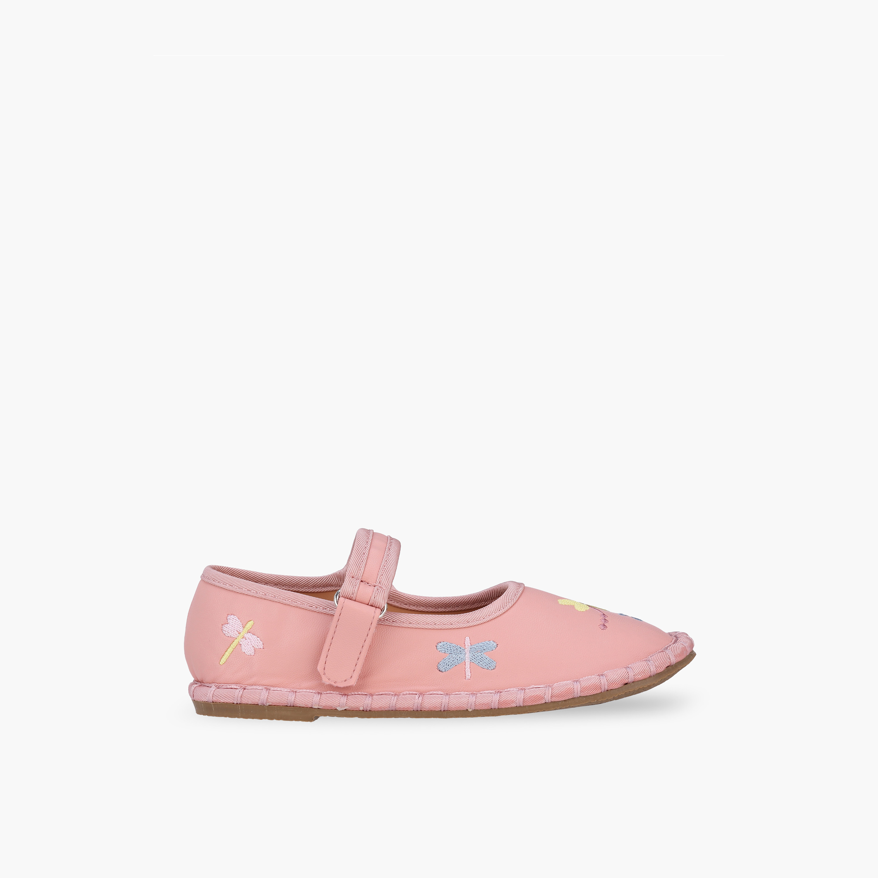 حذاء ماري جين بشريط إغلاق لاصق للبنات من فلورا بيلا-girls-shoes-maryjanes-image-3
