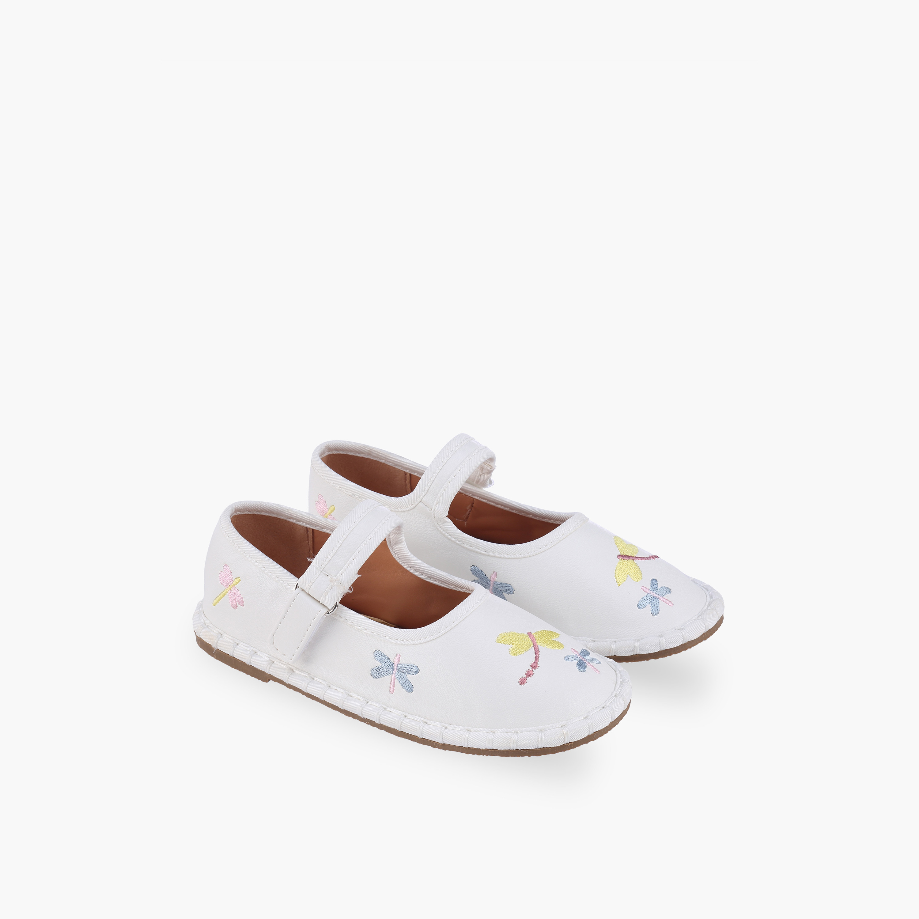 حذاء ماري جين بشريط إغلاق لاصق للبنات من فلورا بيلا-girls-shoes-maryjanes-image-7