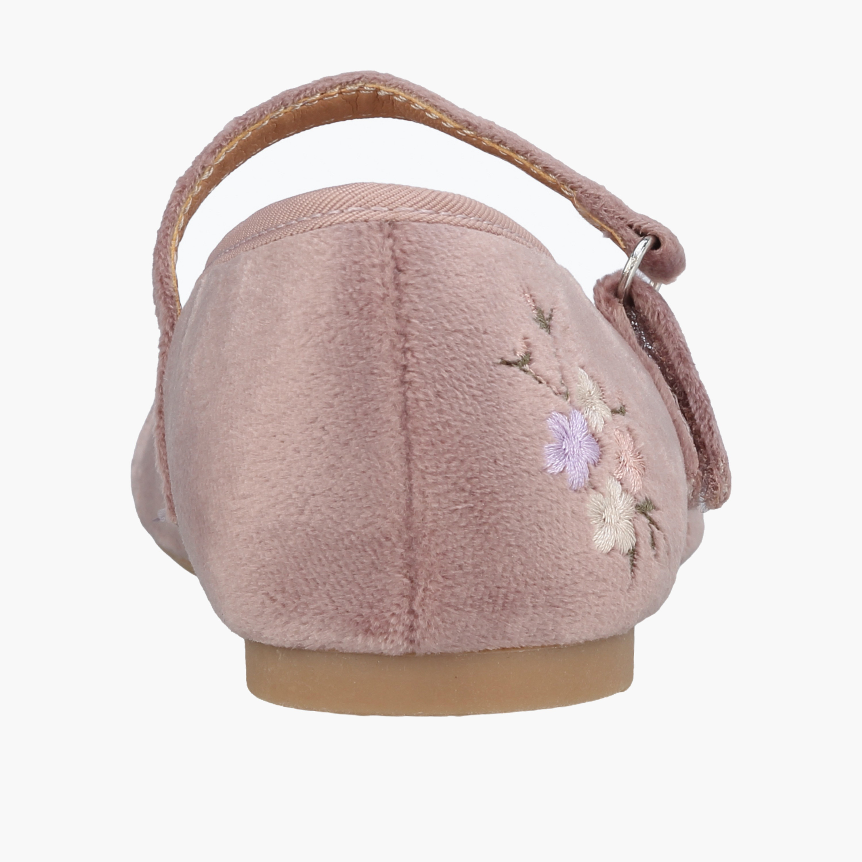 Little Missy Girls Floral Embroidery Mary Jane Shoes-girls-shoes-ballerinas-image-5