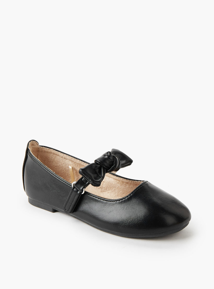 حذاء باليرينا بشريط إغلاق لاصق للبنات من جونيورز-girls-shoes-maryjanes-image-2