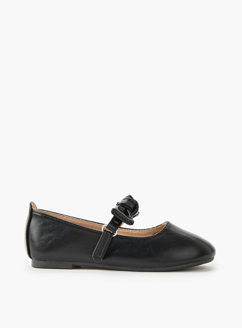 حذاء باليرينا بشريط إغلاق لاصق للبنات من جونيورز-girls-shoes-maryjanes-image-3