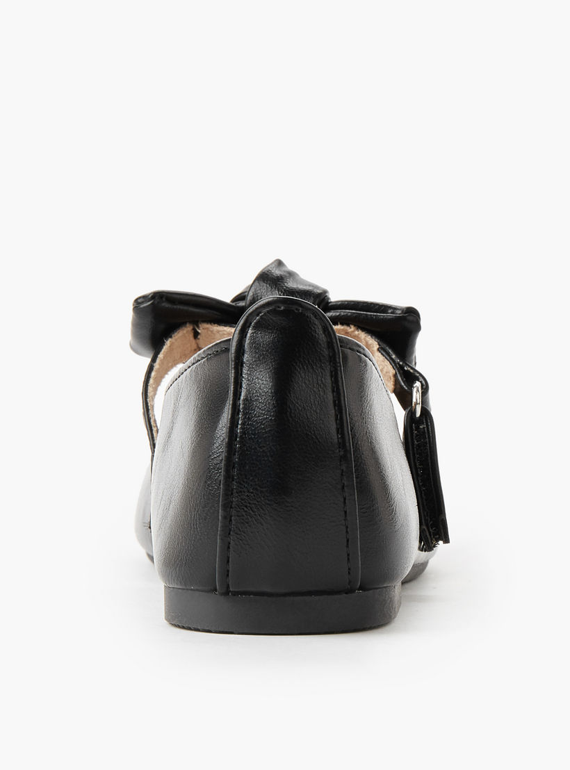 حذاء باليرينا بشريط إغلاق لاصق للبنات من جونيورز-girls-shoes-maryjanes-image-4