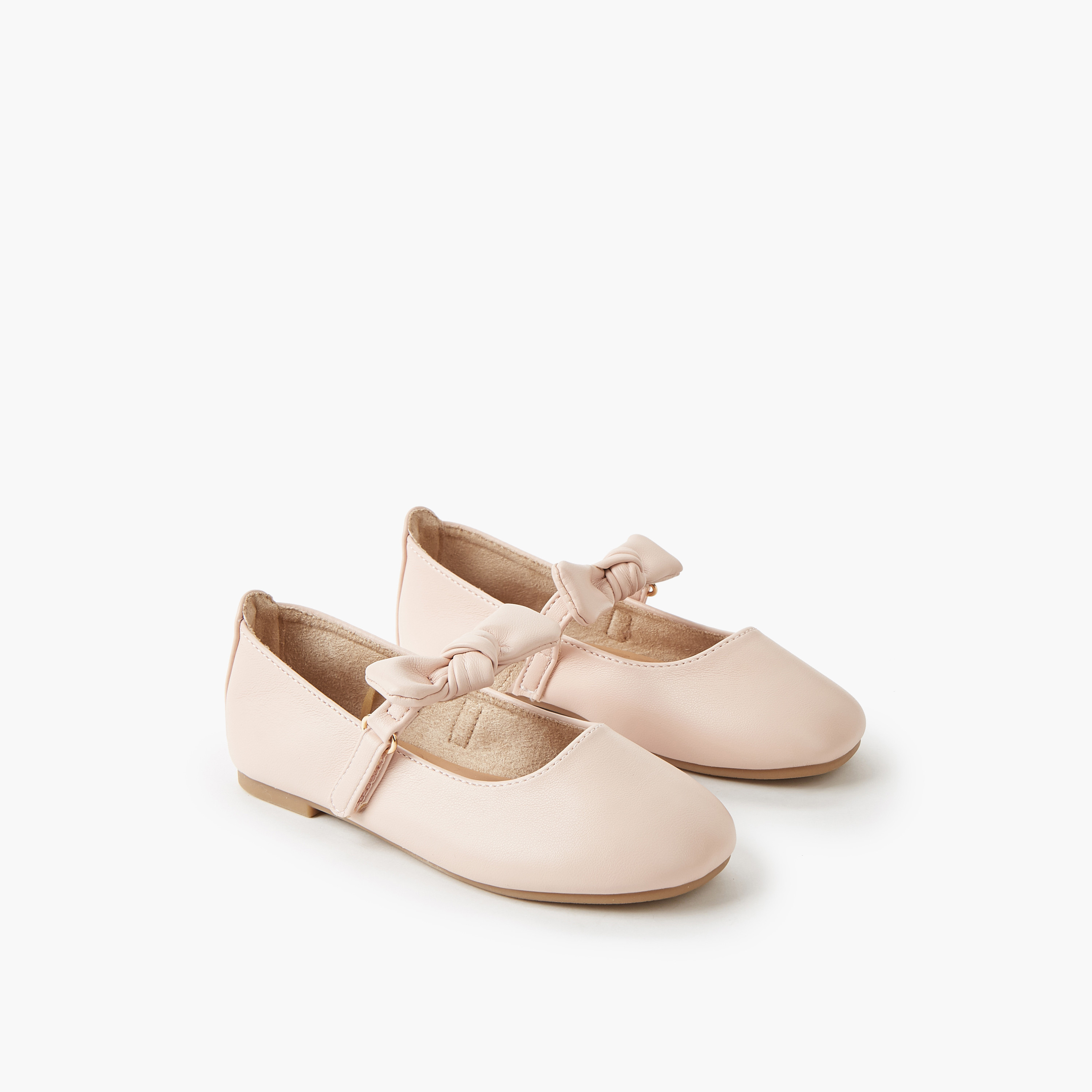Juniors Girls Hook & Loop Ballerina Shoes-girls-shoes-maryjanes-image-1