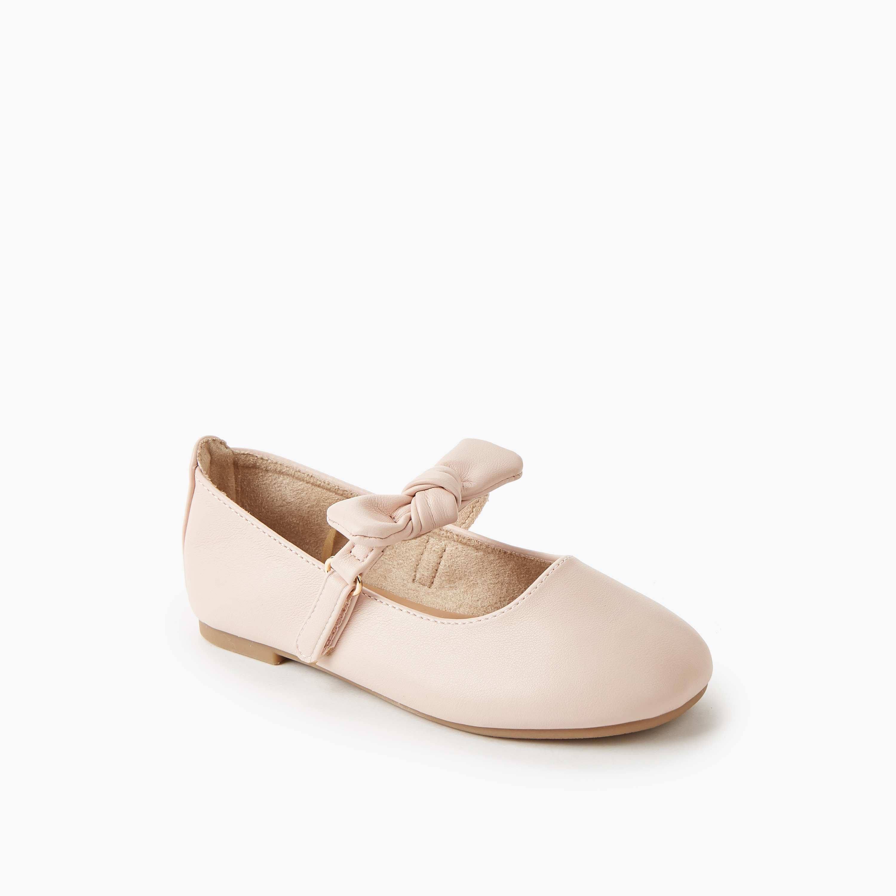 Juniors Girls Hook & Loop Ballerina Shoes-girls-shoes-maryjanes-image-2