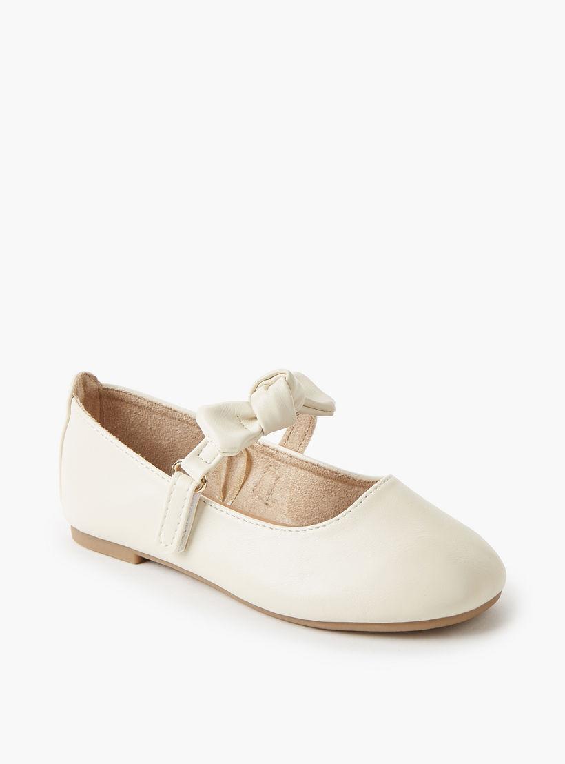 حذاء باليرينا بشريط إغلاق لاصق للبنات من جونيورز-girls-shoes-maryjanes-image-2