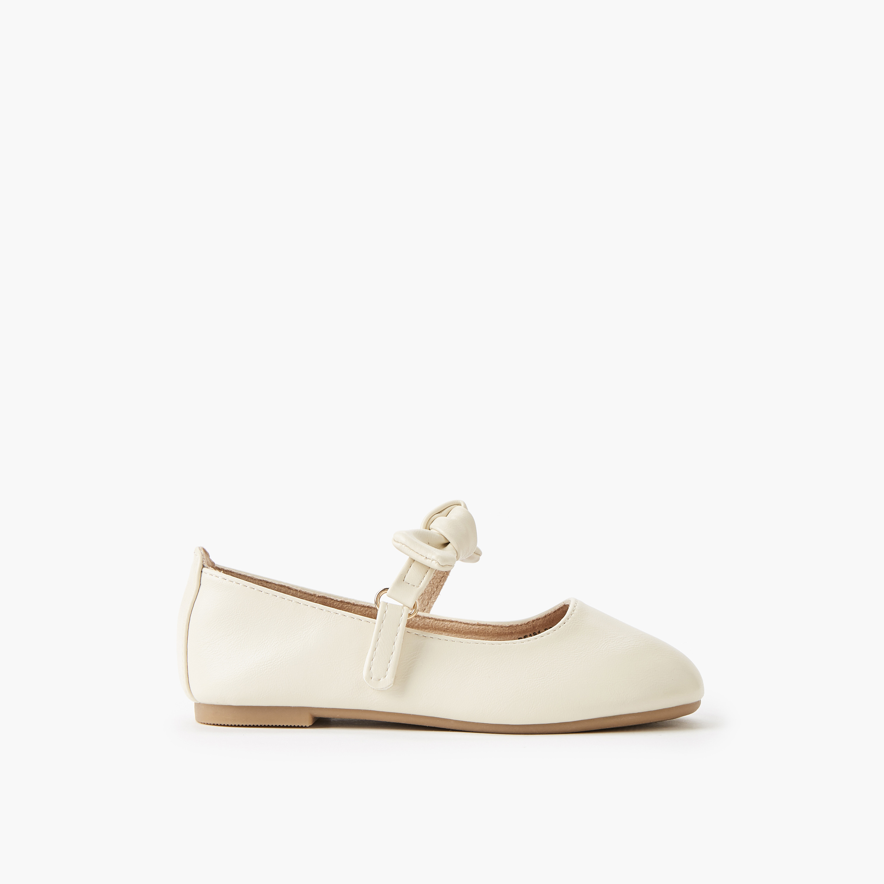 Juniors Girls Hook & Loop Ballerina Shoes-girls-shoes-ballerinas-image-3