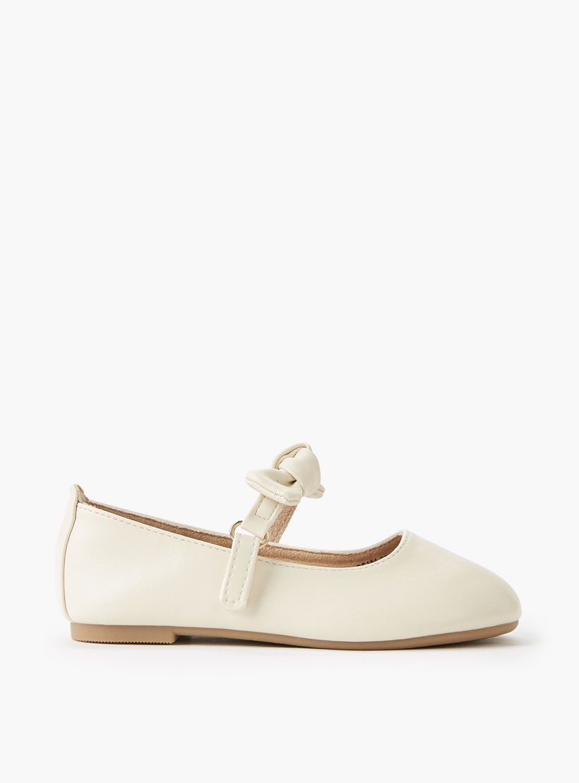 حذاء باليرينا بشريط إغلاق لاصق للبنات من جونيورز-girls-shoes-maryjanes-image-3