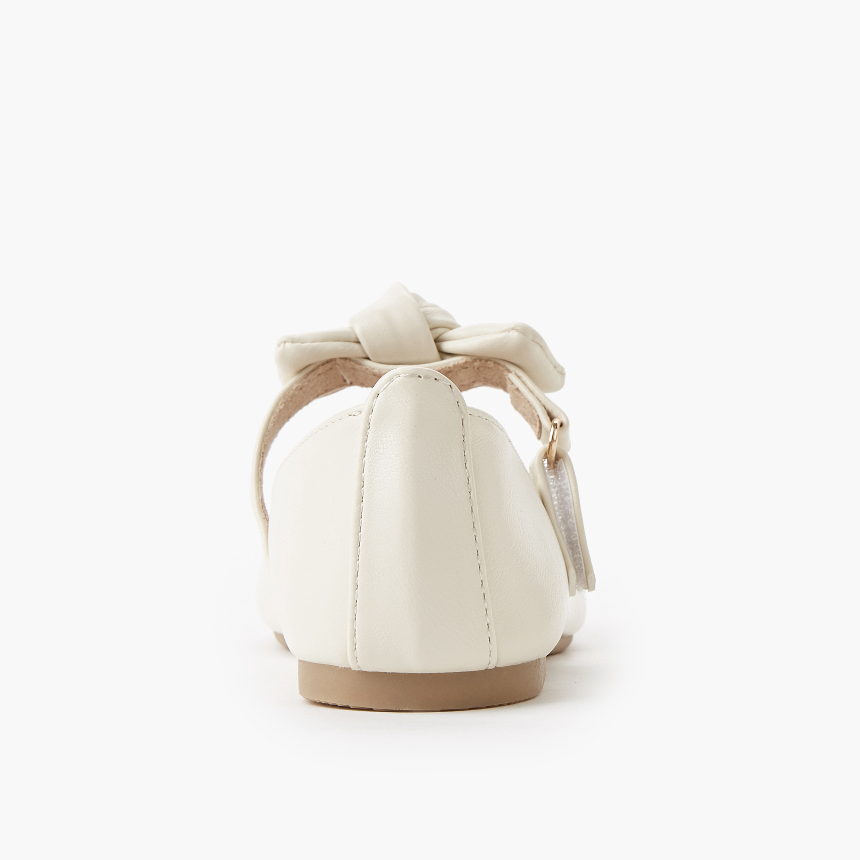 Juniors Girls Hook & Loop Ballerina Shoes-girls-shoes-ballerinas-image-4