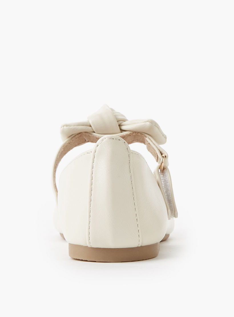 حذاء باليرينا بشريط إغلاق لاصق للبنات من جونيورز-girls-shoes-maryjanes-image-4