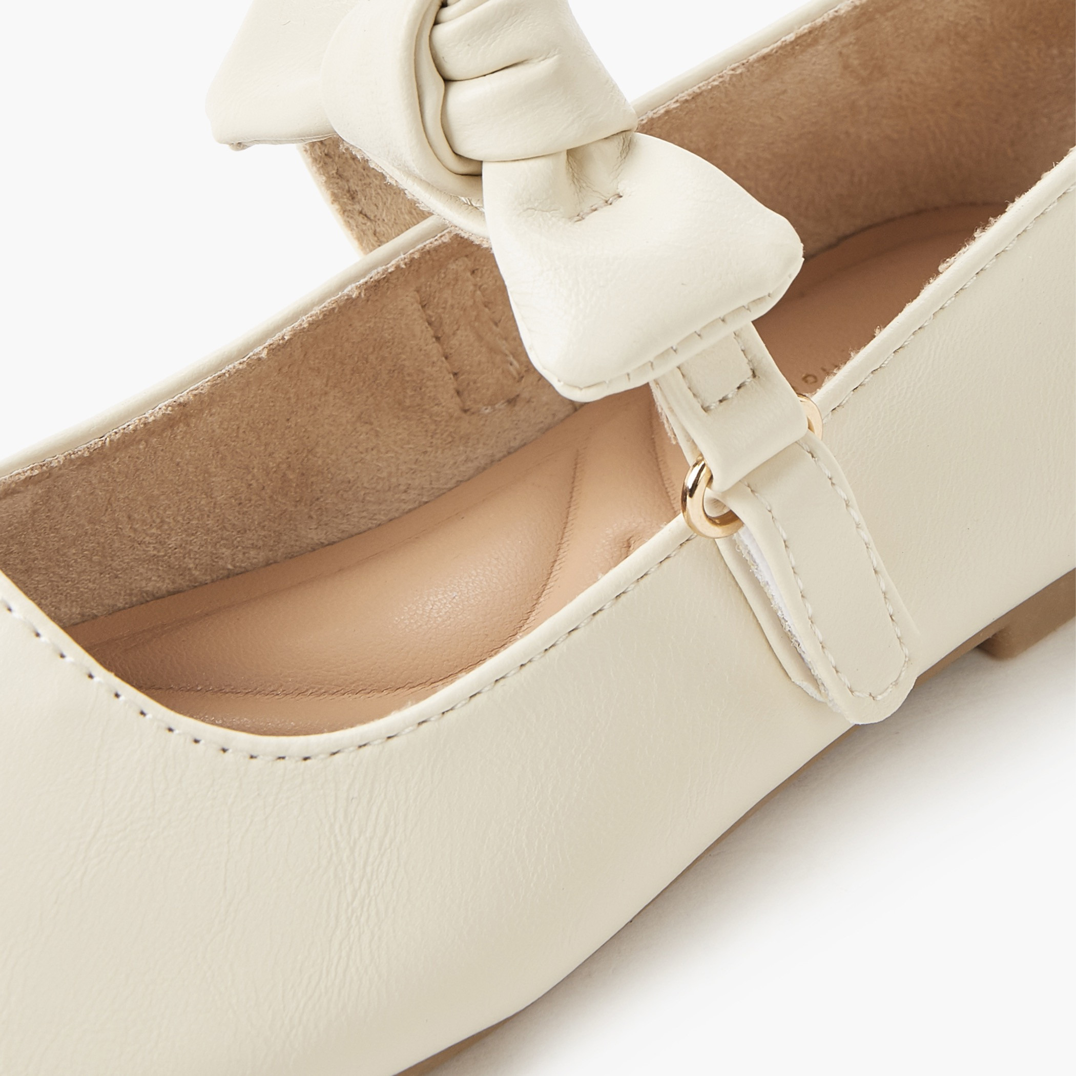 حذاء باليرينا بشريط إغلاق لاصق للبنات من جونيورز-girls-shoes-maryjanes-image-5
