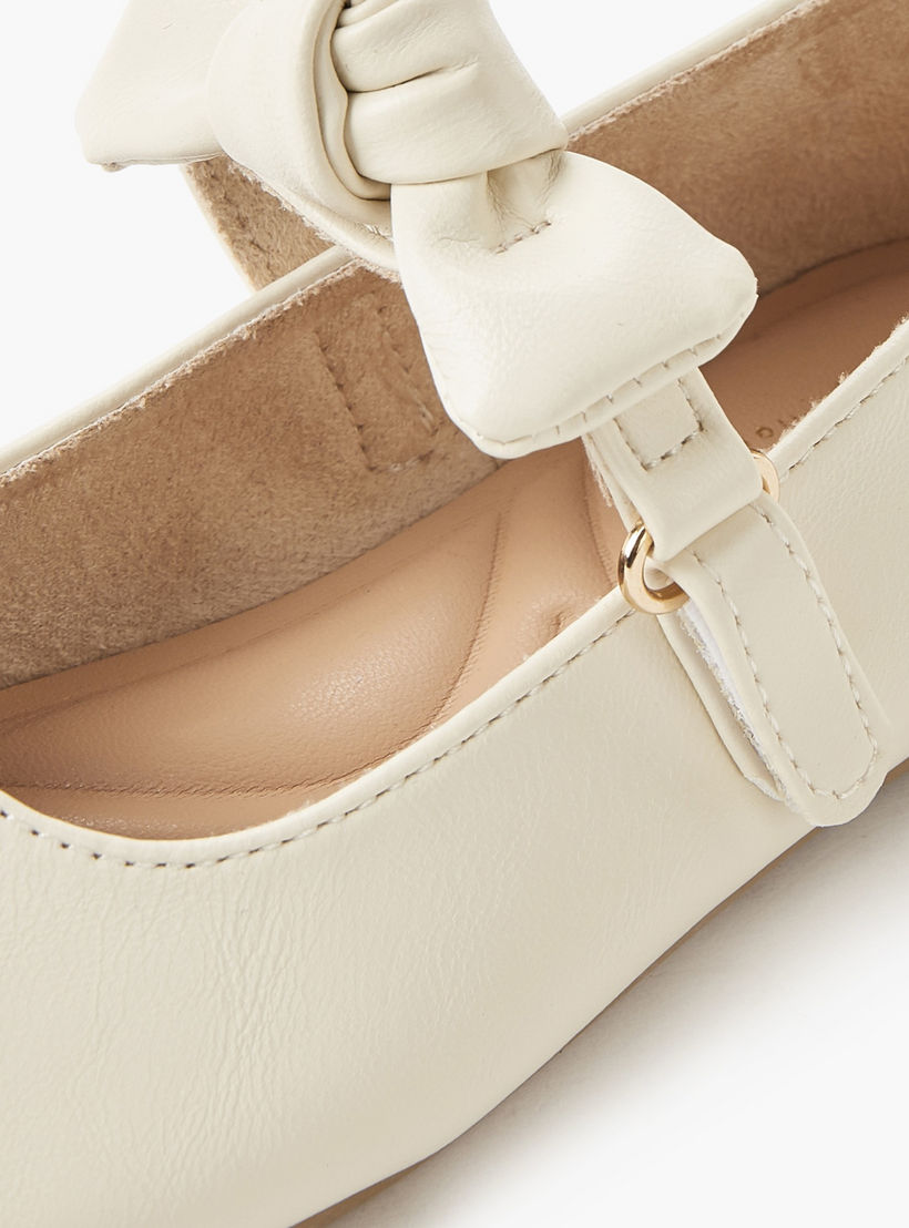 حذاء باليرينا بشريط إغلاق لاصق للبنات من جونيورز-girls-shoes-maryjanes-image-5