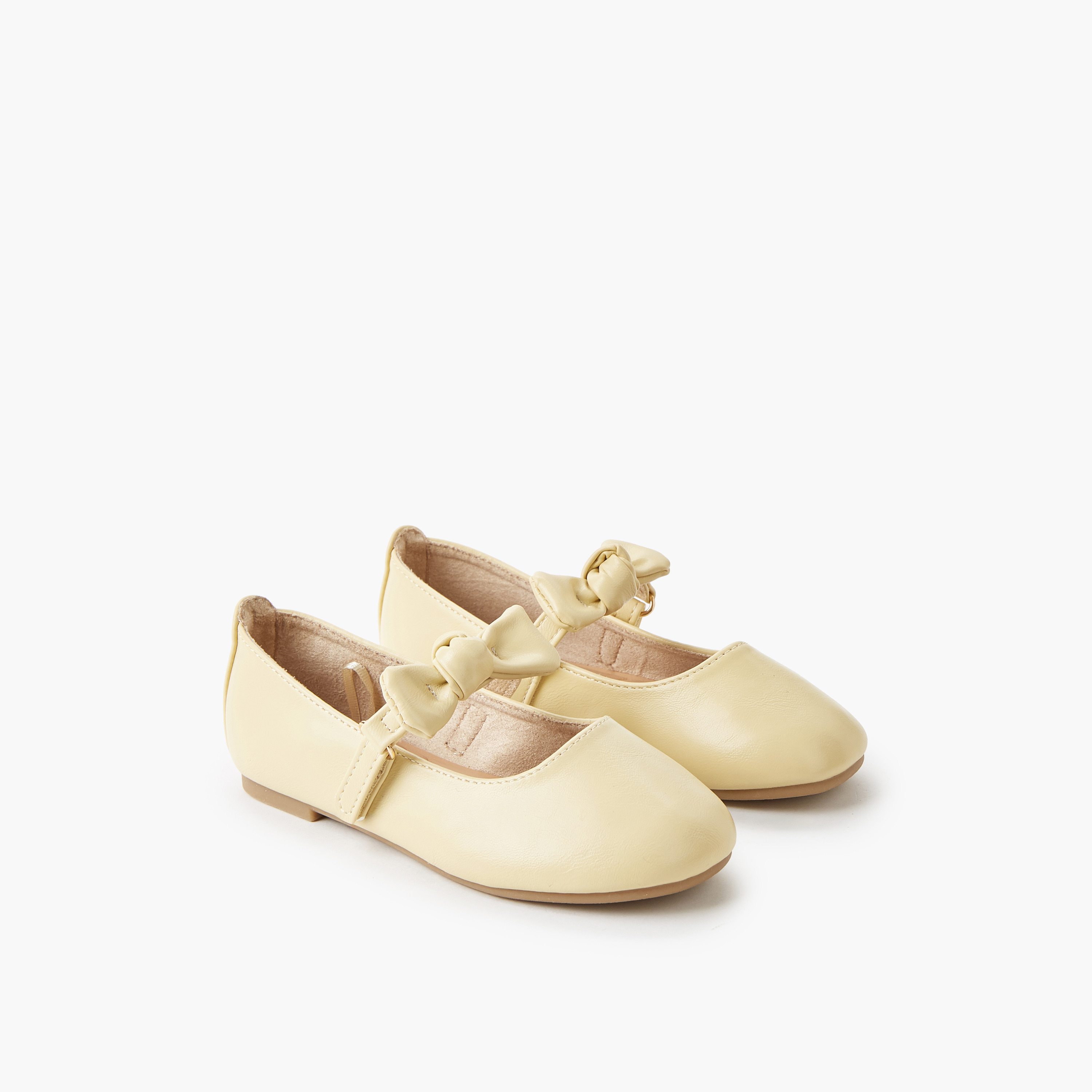 حذاء باليرينا بشريط إغلاق لاصق للبنات من جونيورز-girls-shoes-maryjanes-image-1