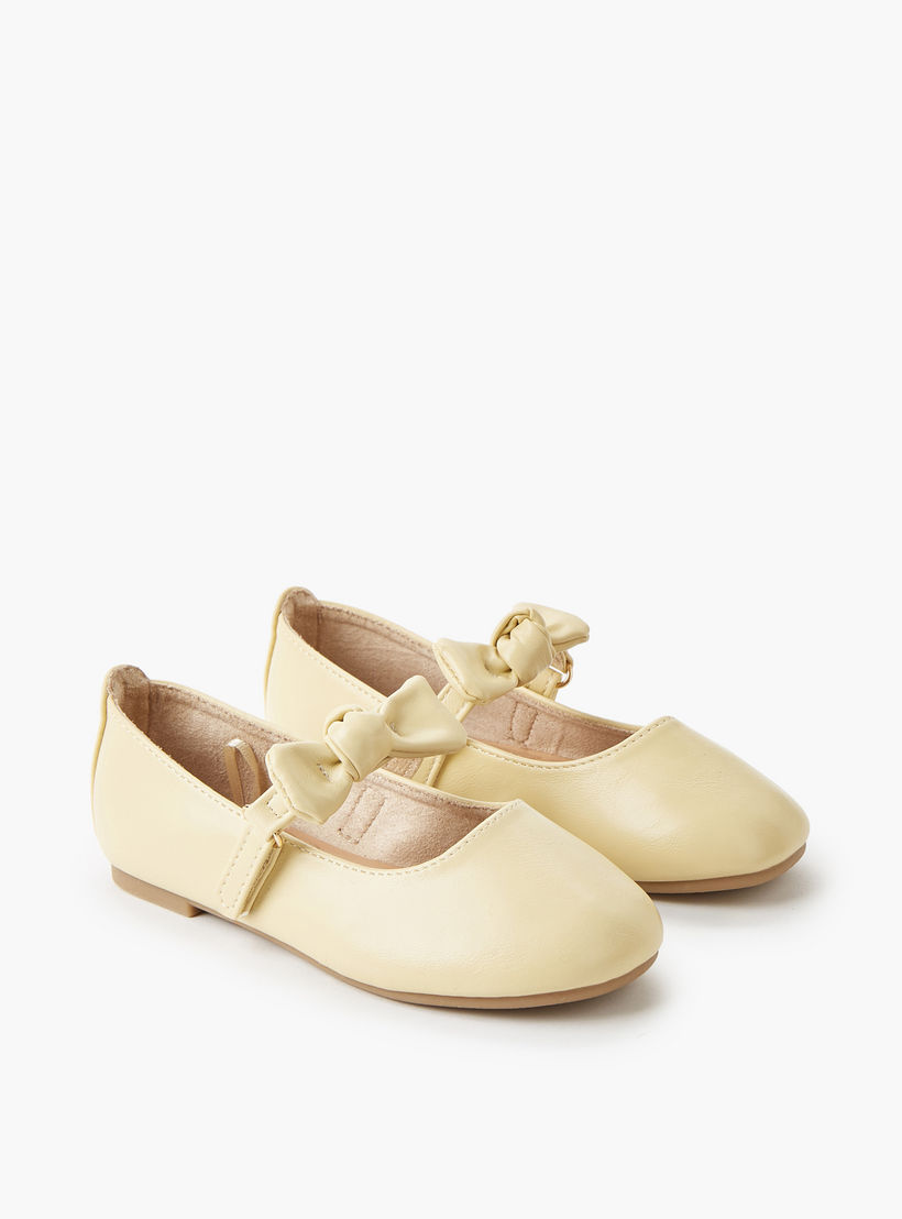 حذاء باليرينا بشريط إغلاق لاصق للبنات من جونيورز-girls-shoes-maryjanes-image-1