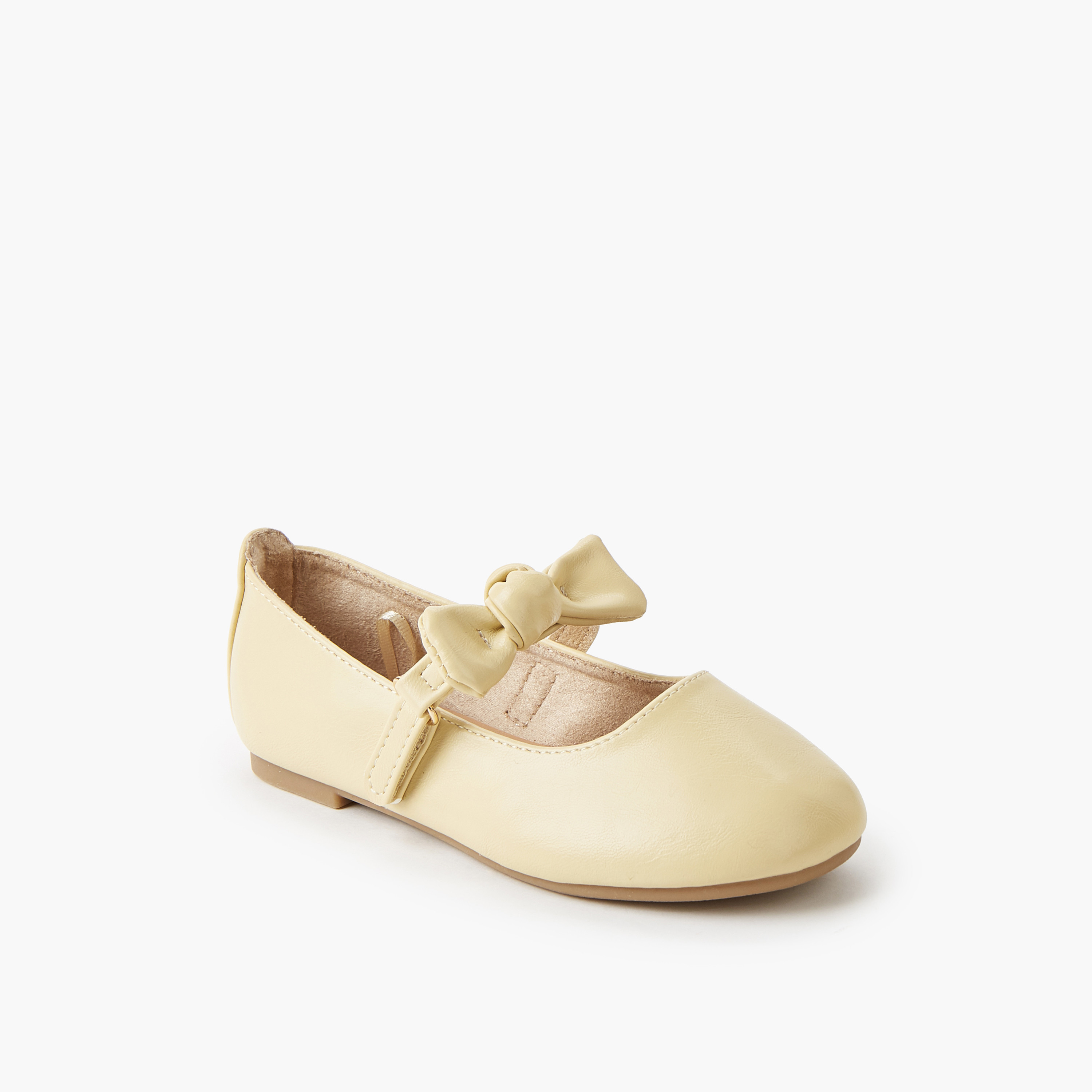 حذاء باليرينا بشريط إغلاق لاصق للبنات من جونيورز-girls-shoes-maryjanes-image-2