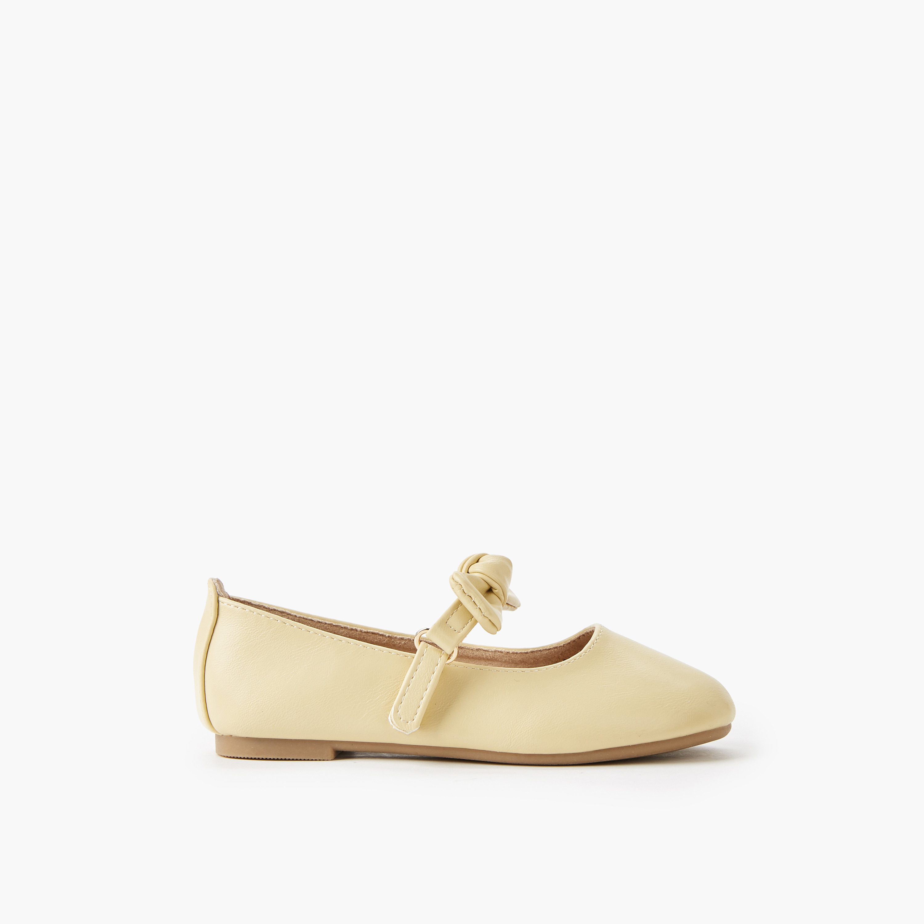 حذاء باليرينا بشريط إغلاق لاصق للبنات من جونيورز-girls-shoes-maryjanes-image-3