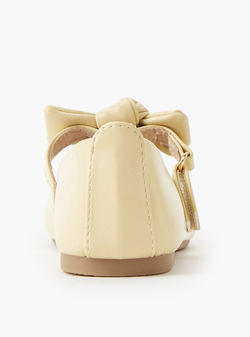 حذاء باليرينا بشريط إغلاق لاصق للبنات من جونيورز-girls-shoes-maryjanes-image-4