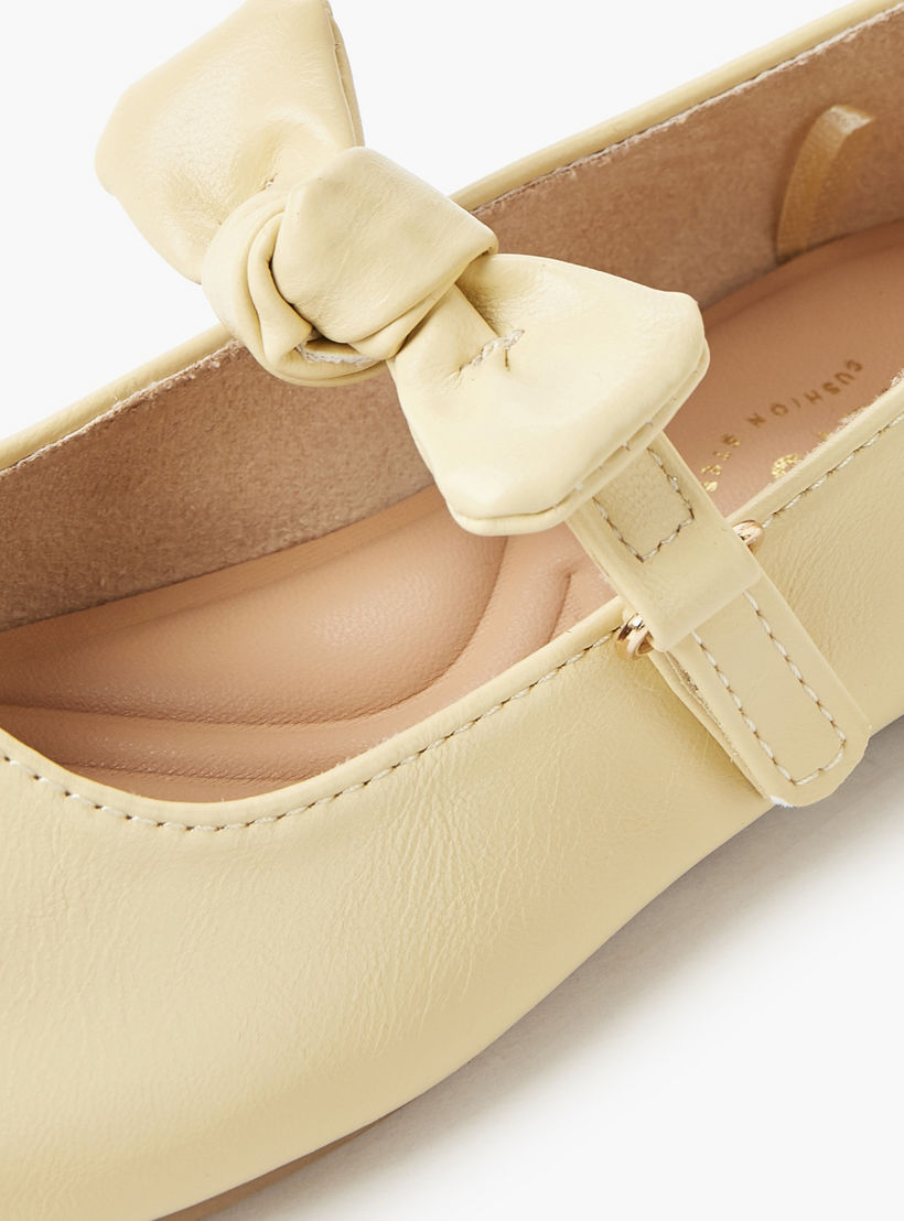 حذاء باليرينا بشريط إغلاق لاصق للبنات من جونيورز-girls-shoes-maryjanes-image-5