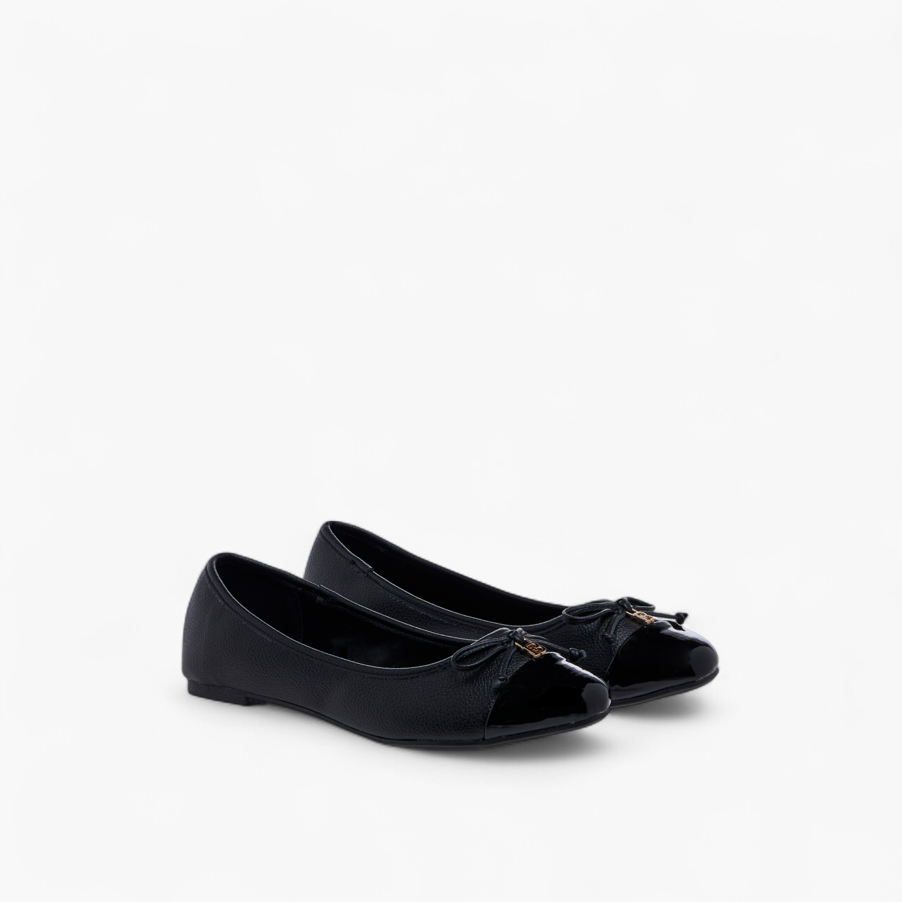 Flora Bella Bow Accent Slip-On Ballerina Shoes-women-shoes-ballerinas-image-1