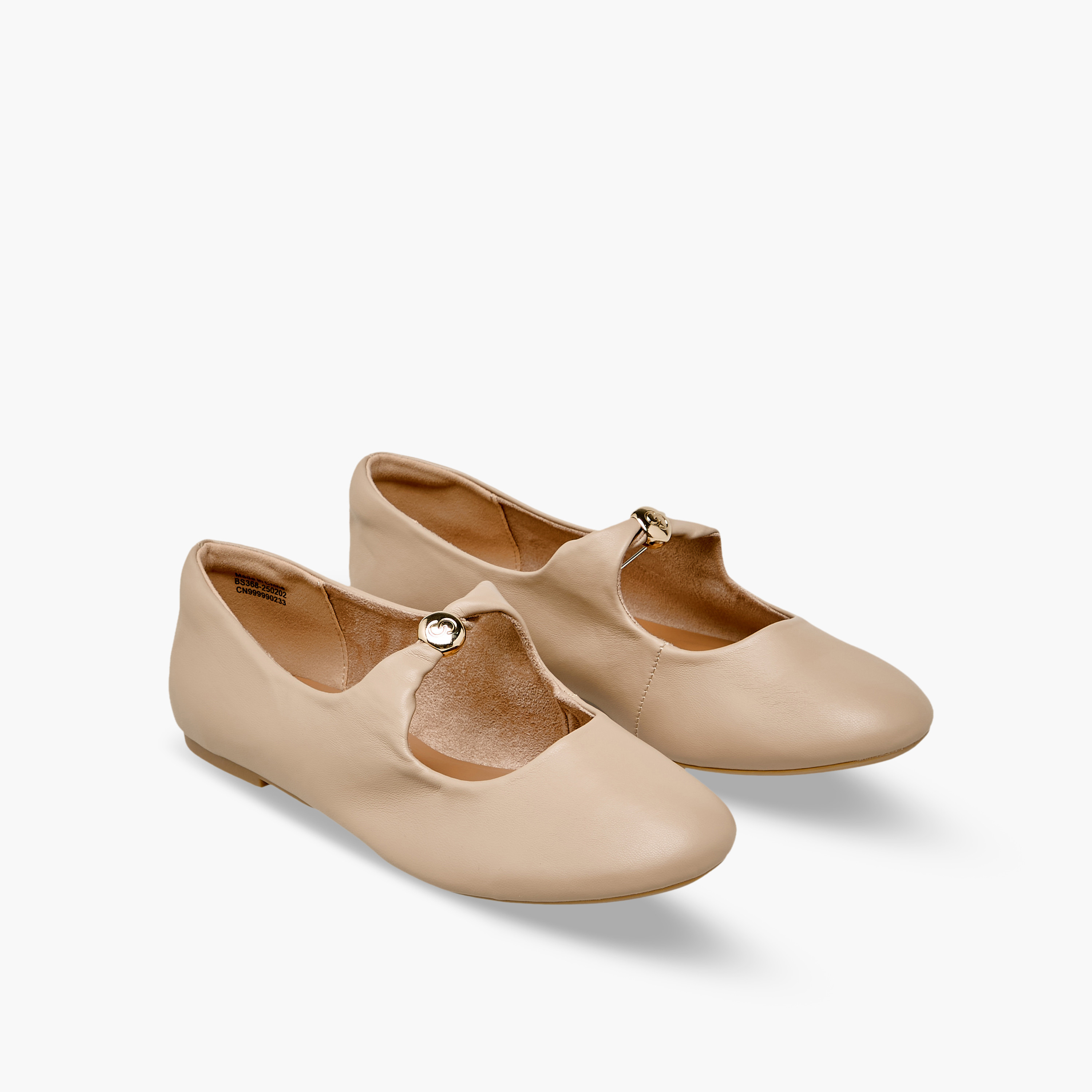 حذاء باليرينا للنساء مزين بمعدن من سيليست-women-shoes-ballerinas-image-1