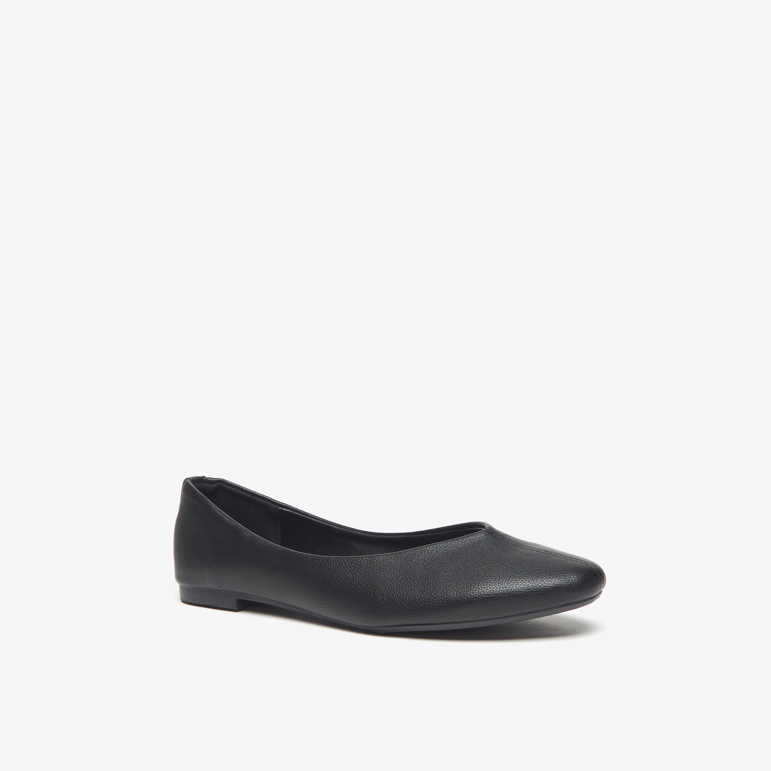 Flora Bella Solid Slip-On Round Toe Ballerina Shoes-women-shoes-ballerinas-image-1