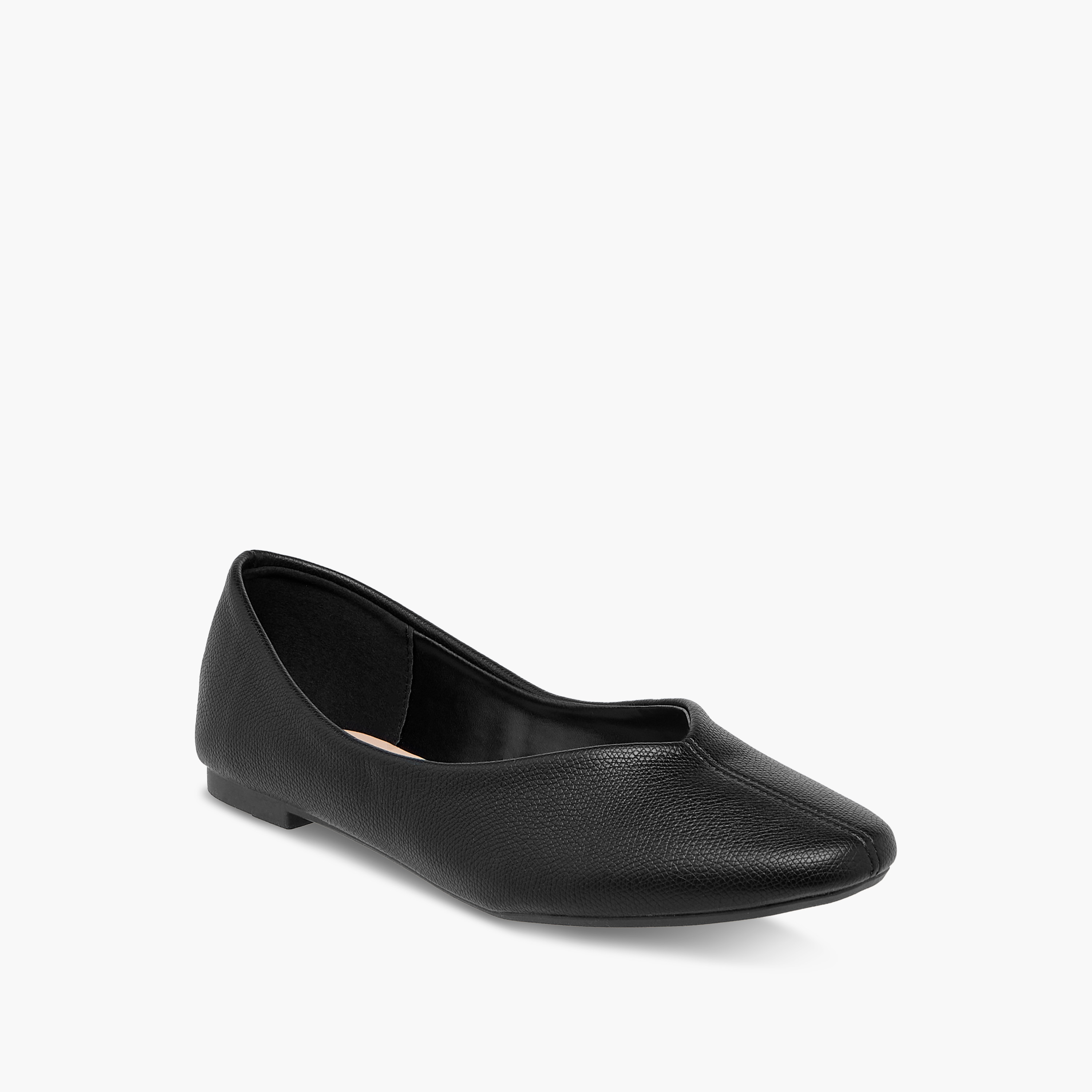 Floral Bella Women Textured Ballerina Shoes-women-shoes-ballerinas-image-2