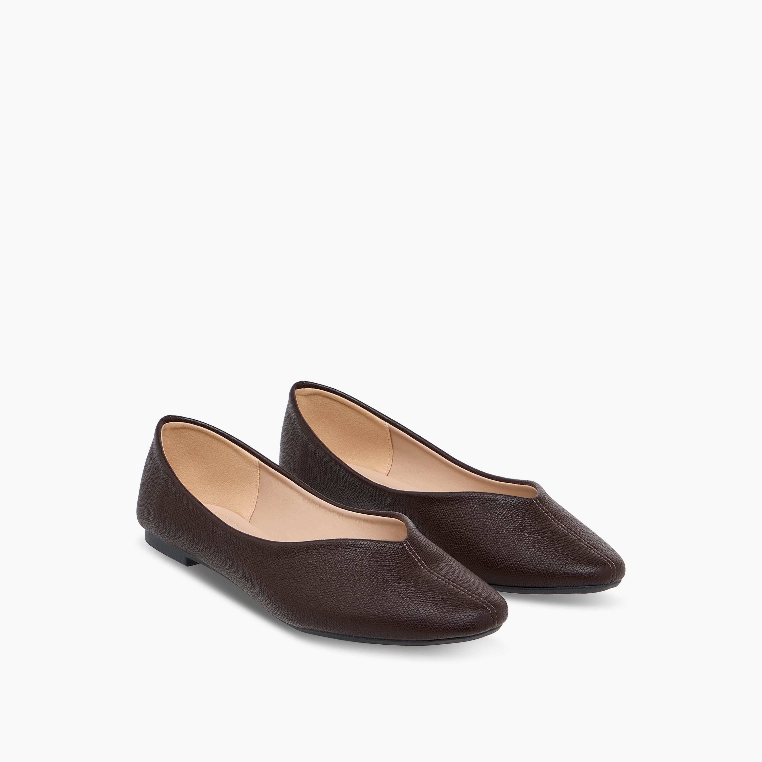 Floral Bella Women Textured Ballerina Shoes-women-shoes-ballerinas-image-1