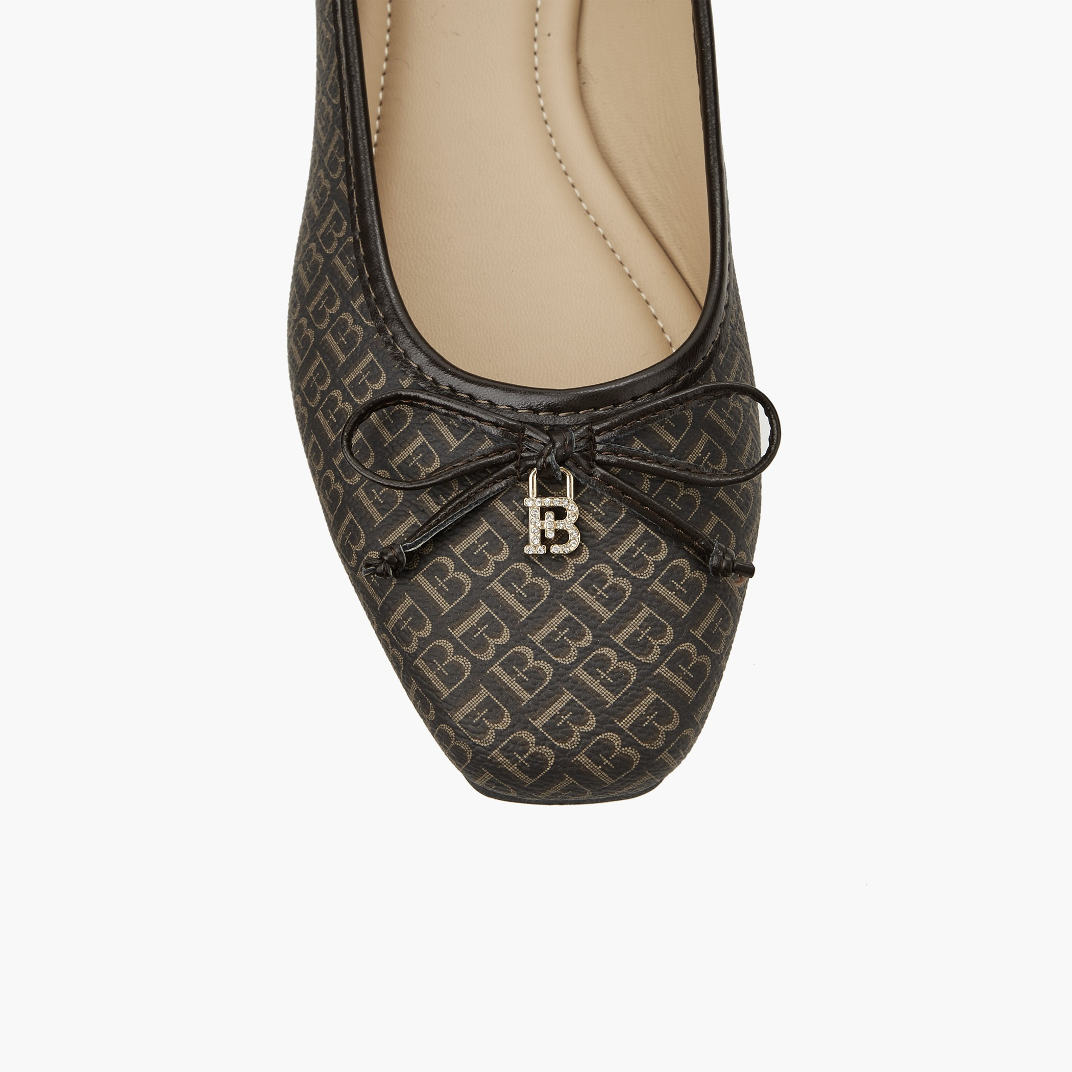 Flora Bella Monogram Print Slip-On Ballerina Shoes-women-shoes-ballerinas-image-4