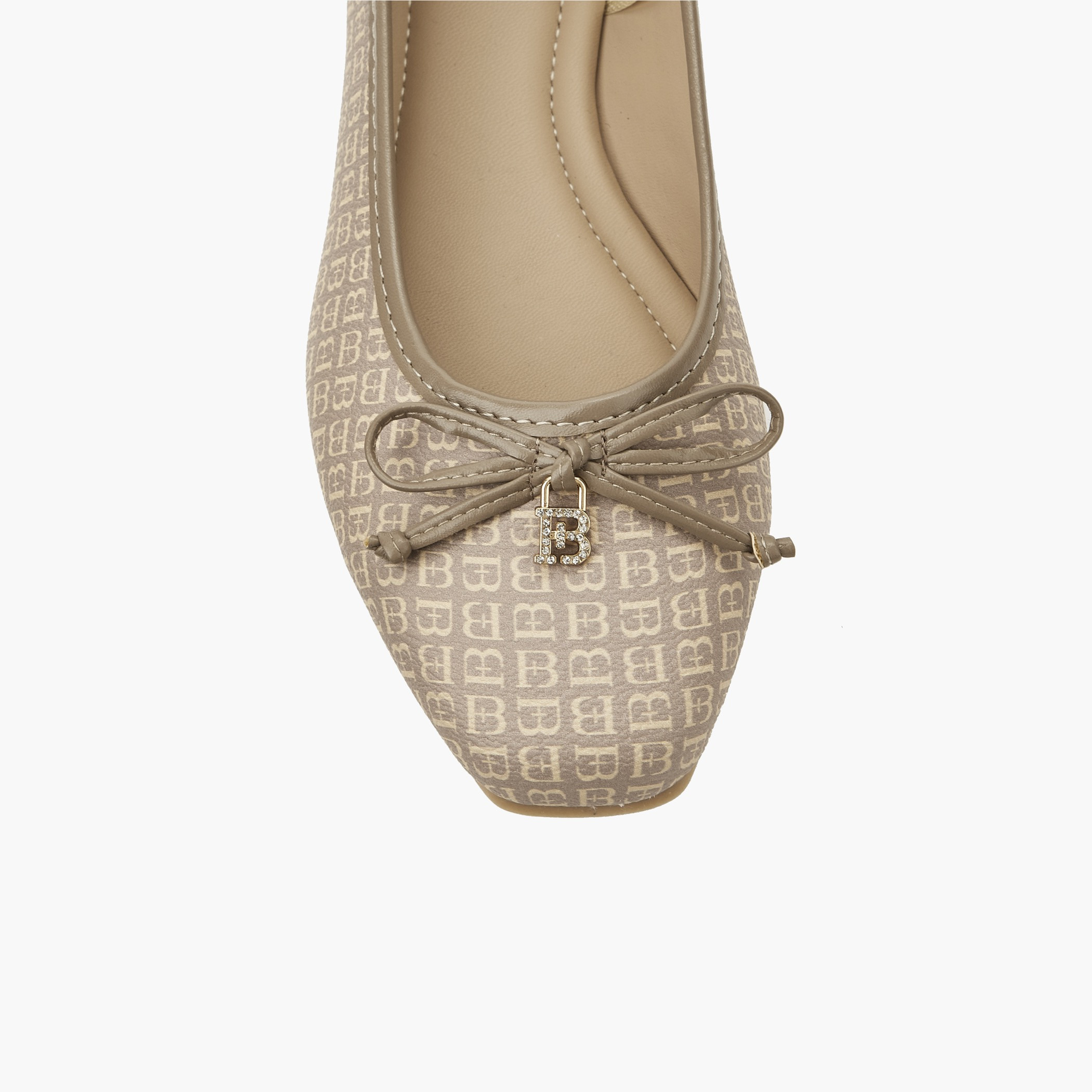 Flora Bella Monogram Print Slip-On Ballerina Shoes-women-shoes-ballerinas-image-4
