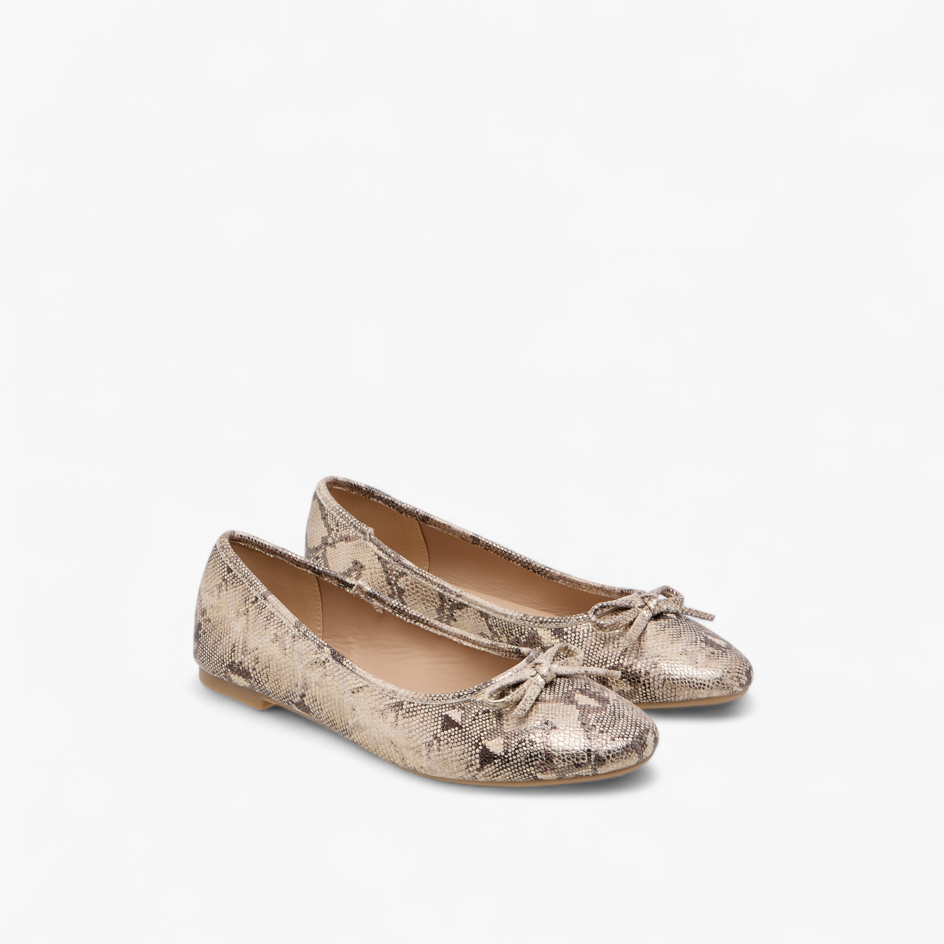حذاء باليرينا بفيونكة وطبعات حيوانات من فلورا بيلا-women-shoes-ballerinas-image-1