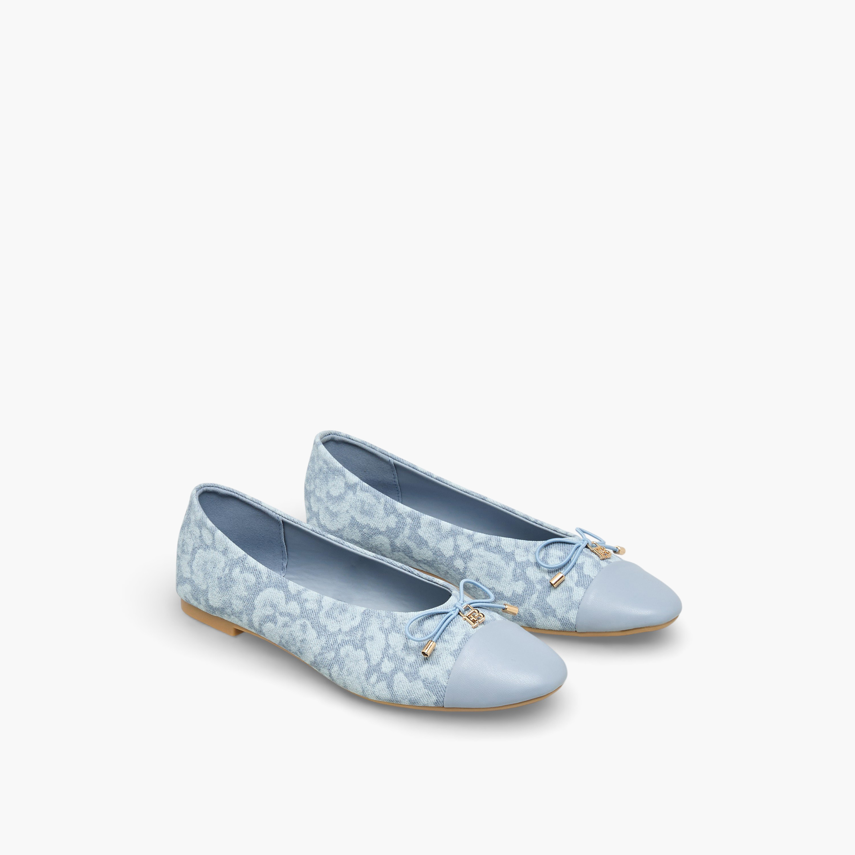 حذاء باليرينا بطبعات للنساء من فلورا بيلا-women-shoes-flats-ballerinas-image-1