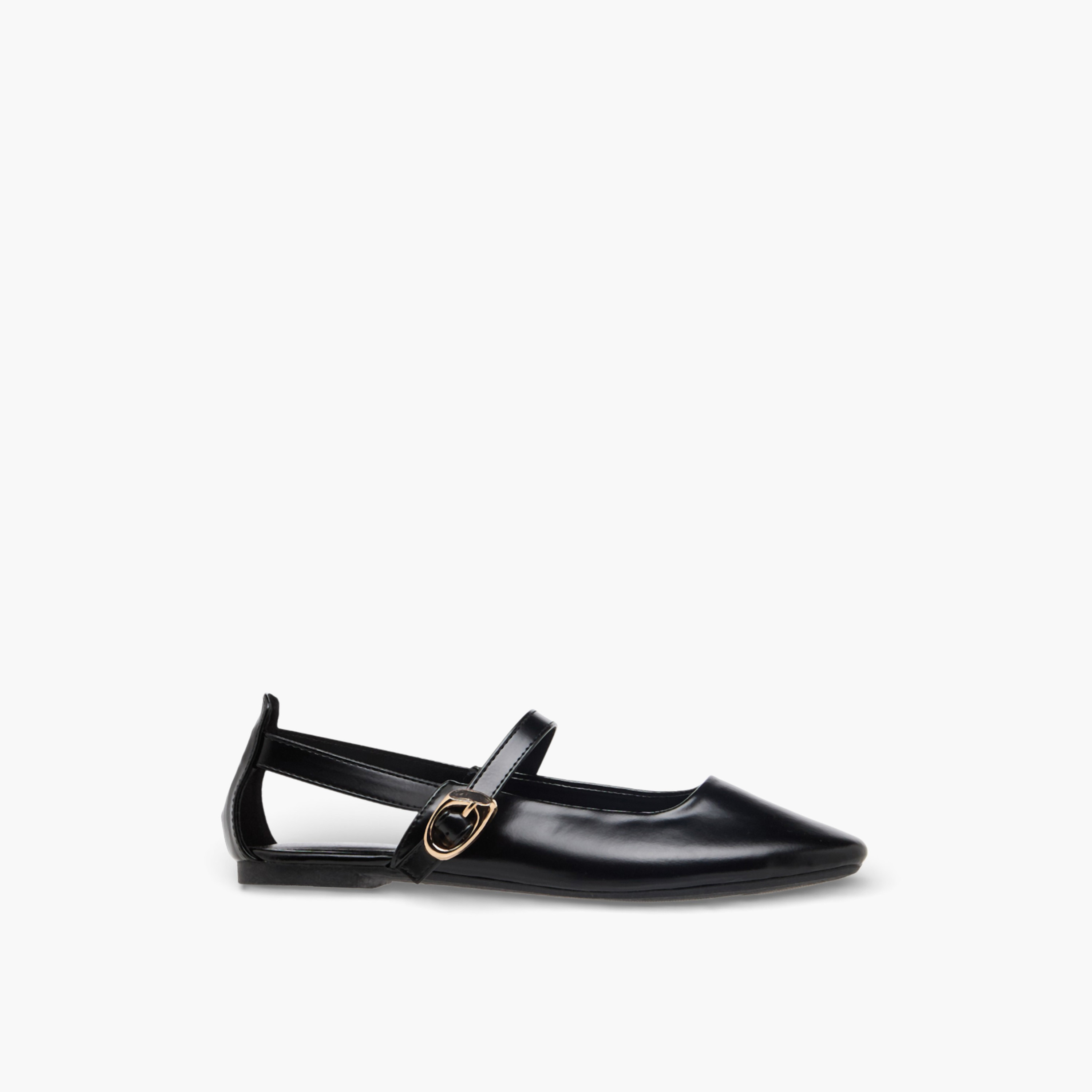 حذاء ماري جين بجوانب مفرغة للنساء من فلورا بيلا-women-shoes-flats-ballerinas-image-3