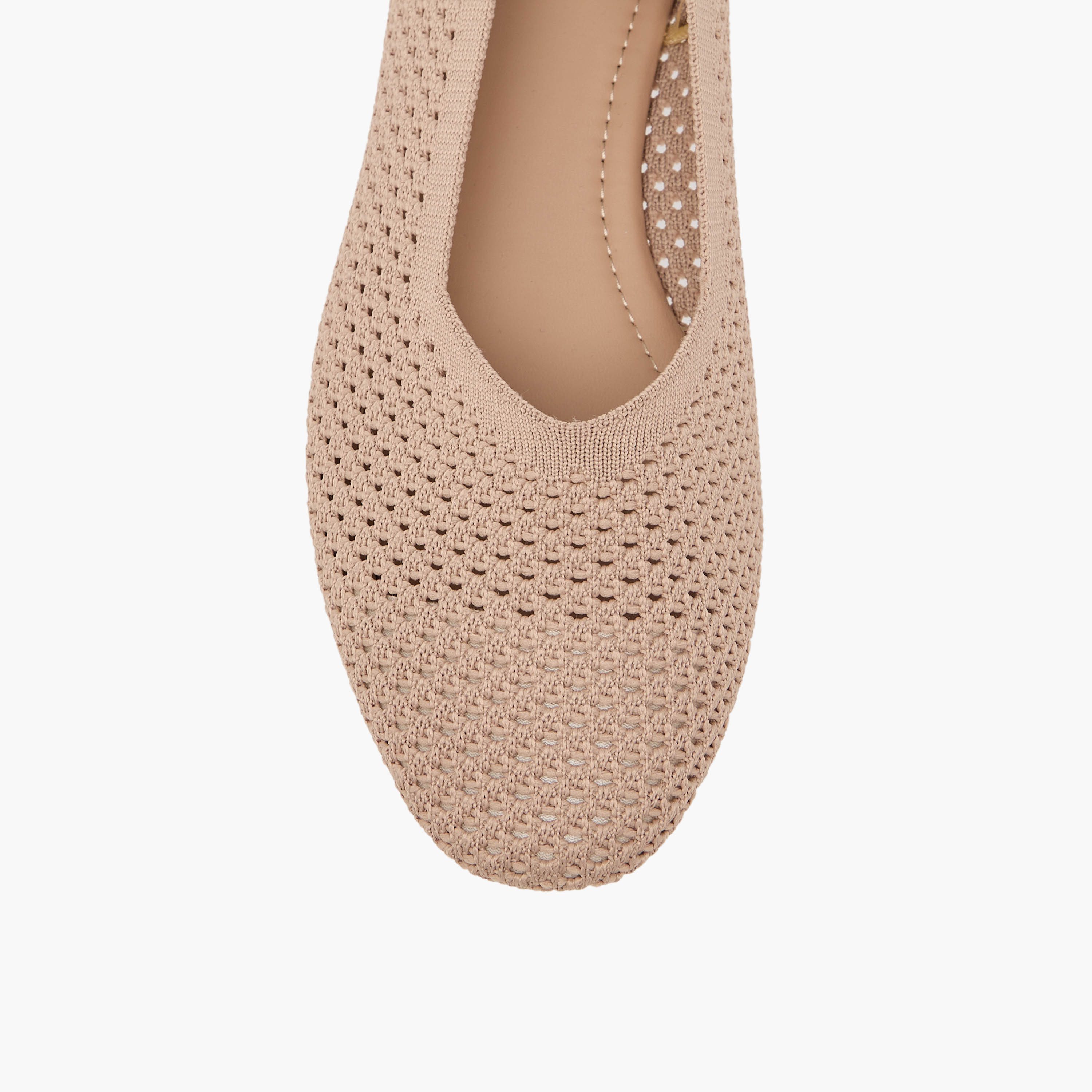 حذاء باليرينا بارز الملمس للنساء من فلورا بيلا-women-shoes-flats-ballerinas-image-4