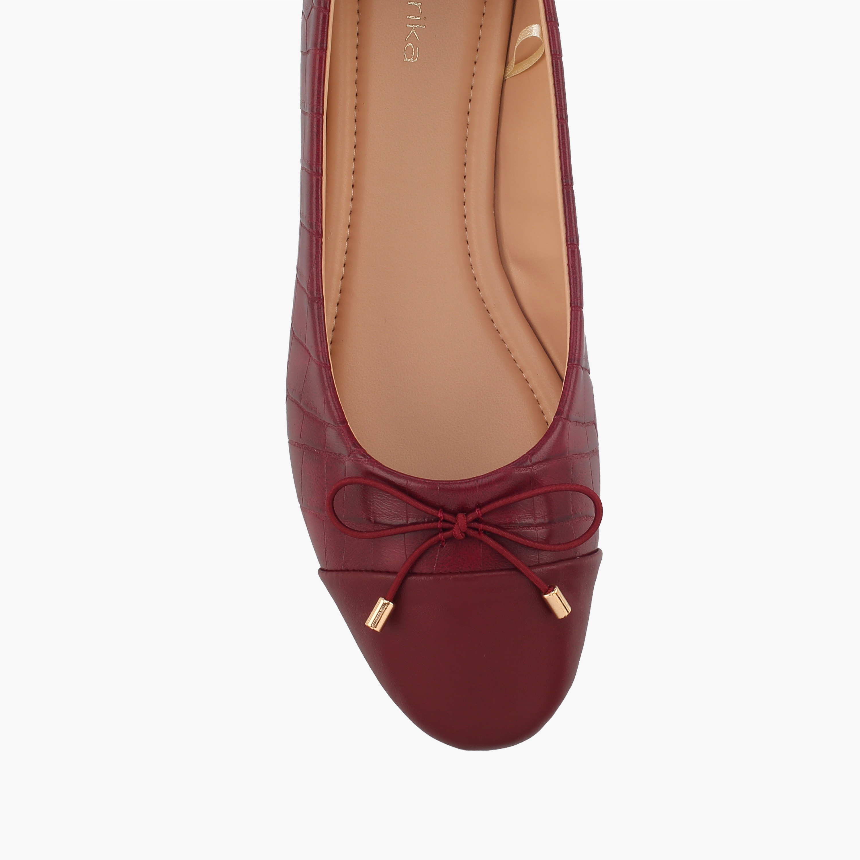 Paprika Women Bow Accent Ballerina Shoes-women-shoes-ballerinas-image-4