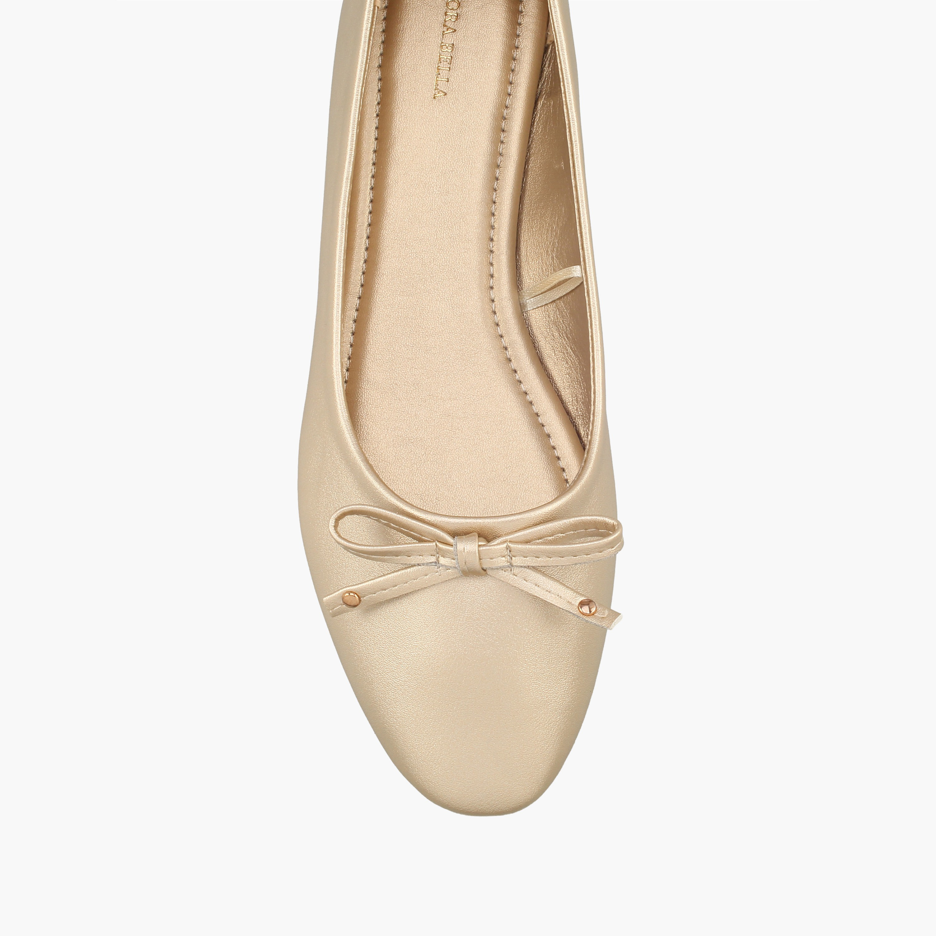 حذاء باليرينا نسائي بتفاصيل فيونكة من فلورا بيلا-women-shoes-flats-ballerinas-image-4