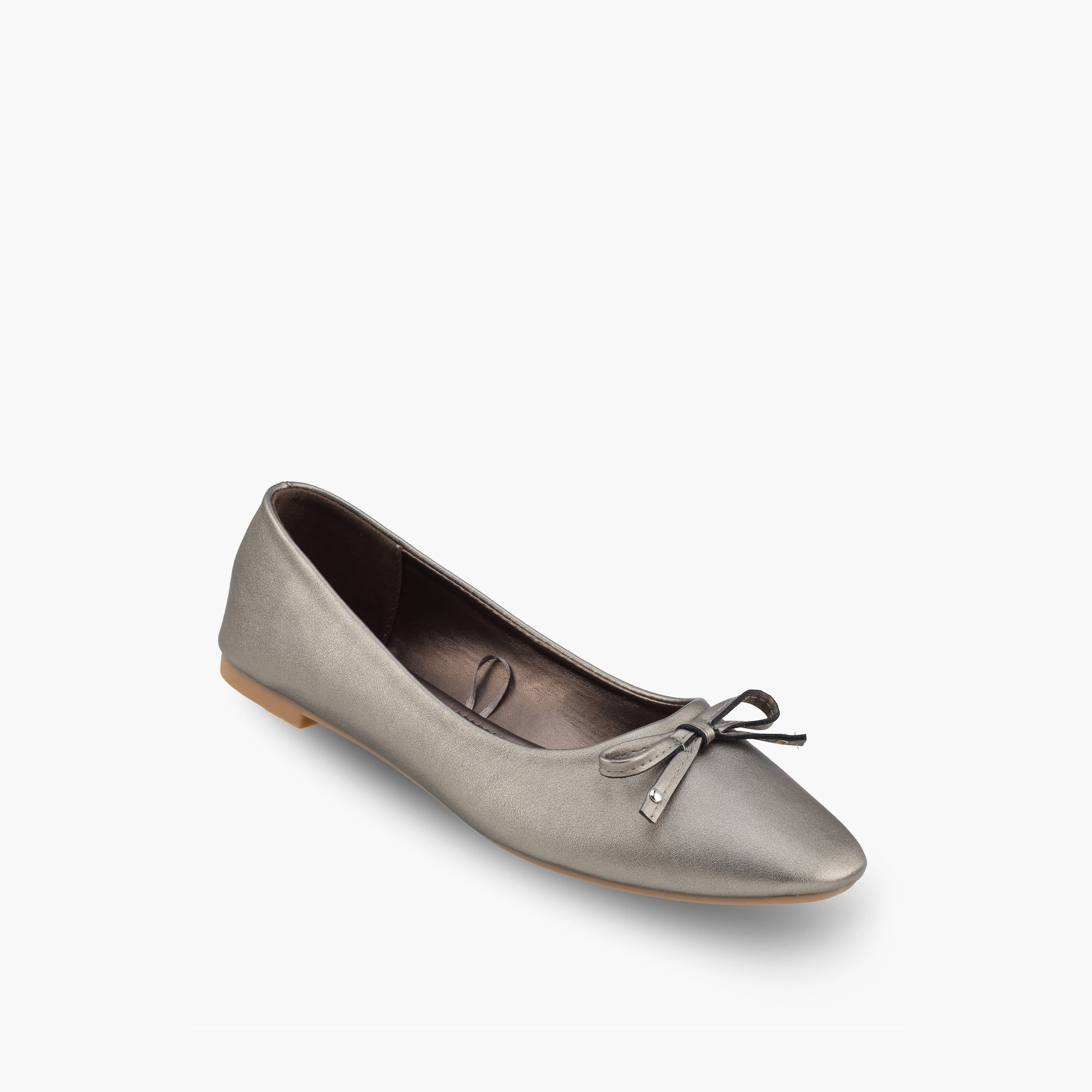 حذاء باليرينا نسائي بتفاصيل فيونكة من فلورا بيلا-women-shoes-flats-ballerinas-image-2