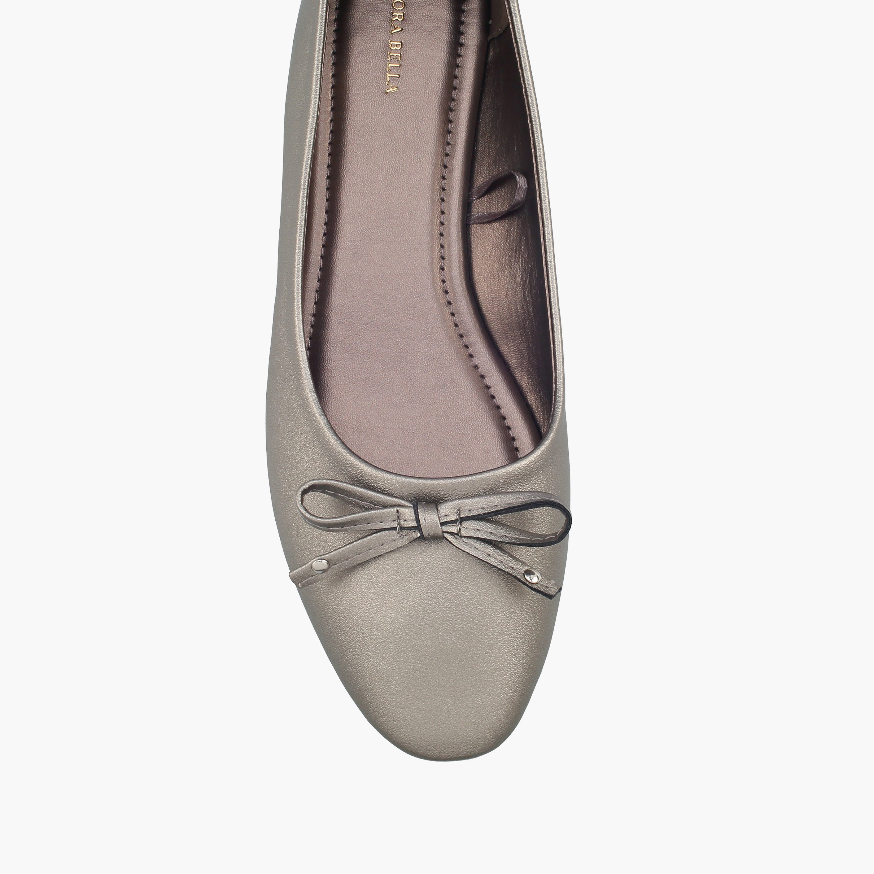 حذاء باليرينا نسائي بتفاصيل فيونكة من فلورا بيلا-women-shoes-flats-ballerinas-image-4